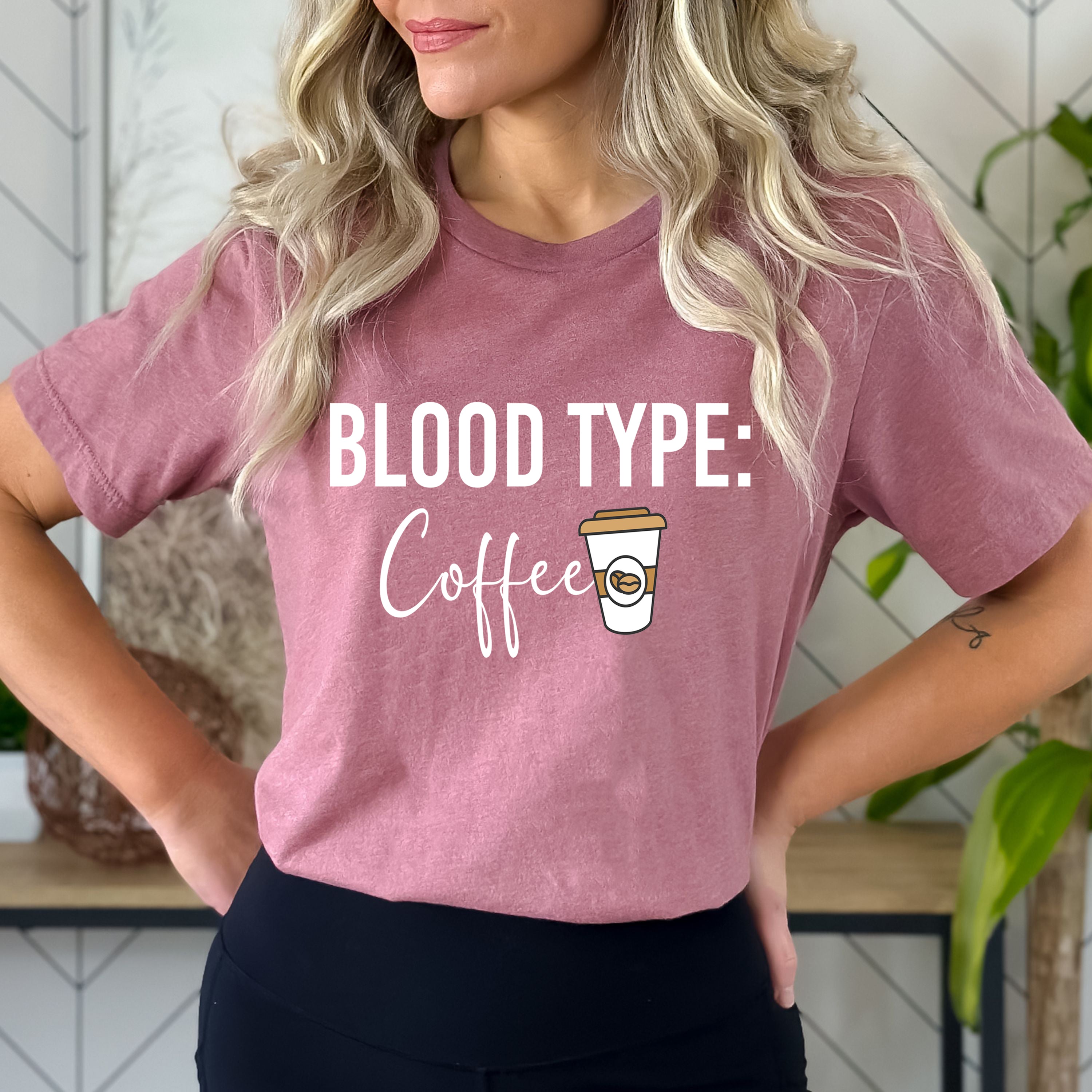 Blood Type: Coffee - Bella Canvas