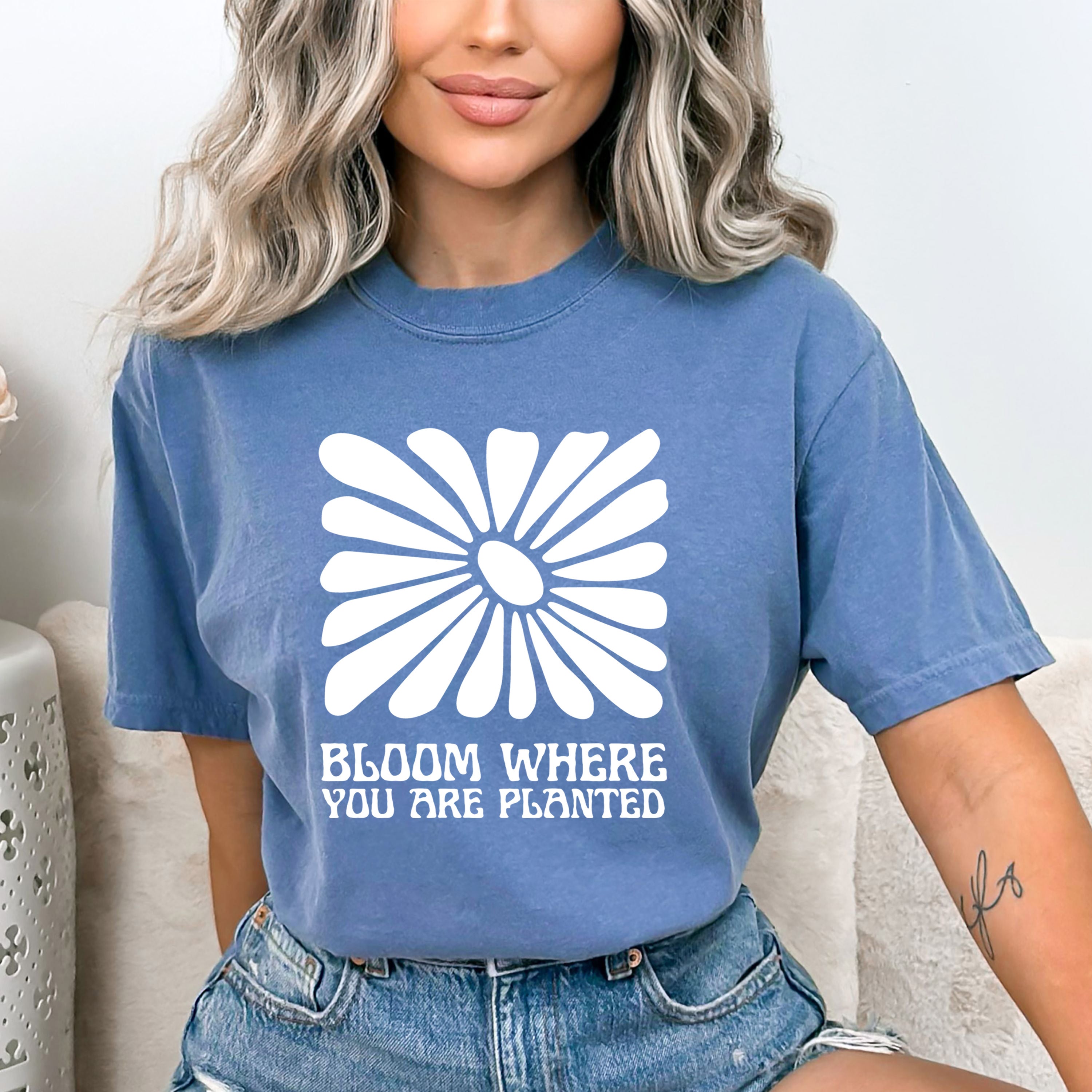 Bloom Where You Are Planted - Bella canvas