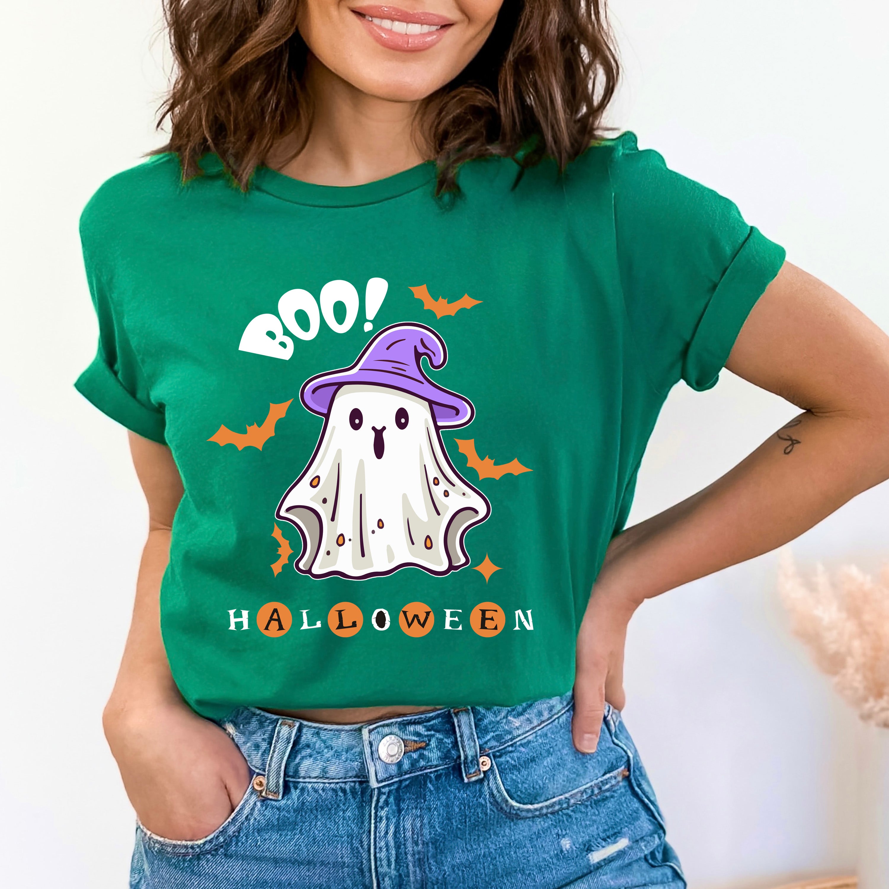 Boo Halloween - Bella canvas