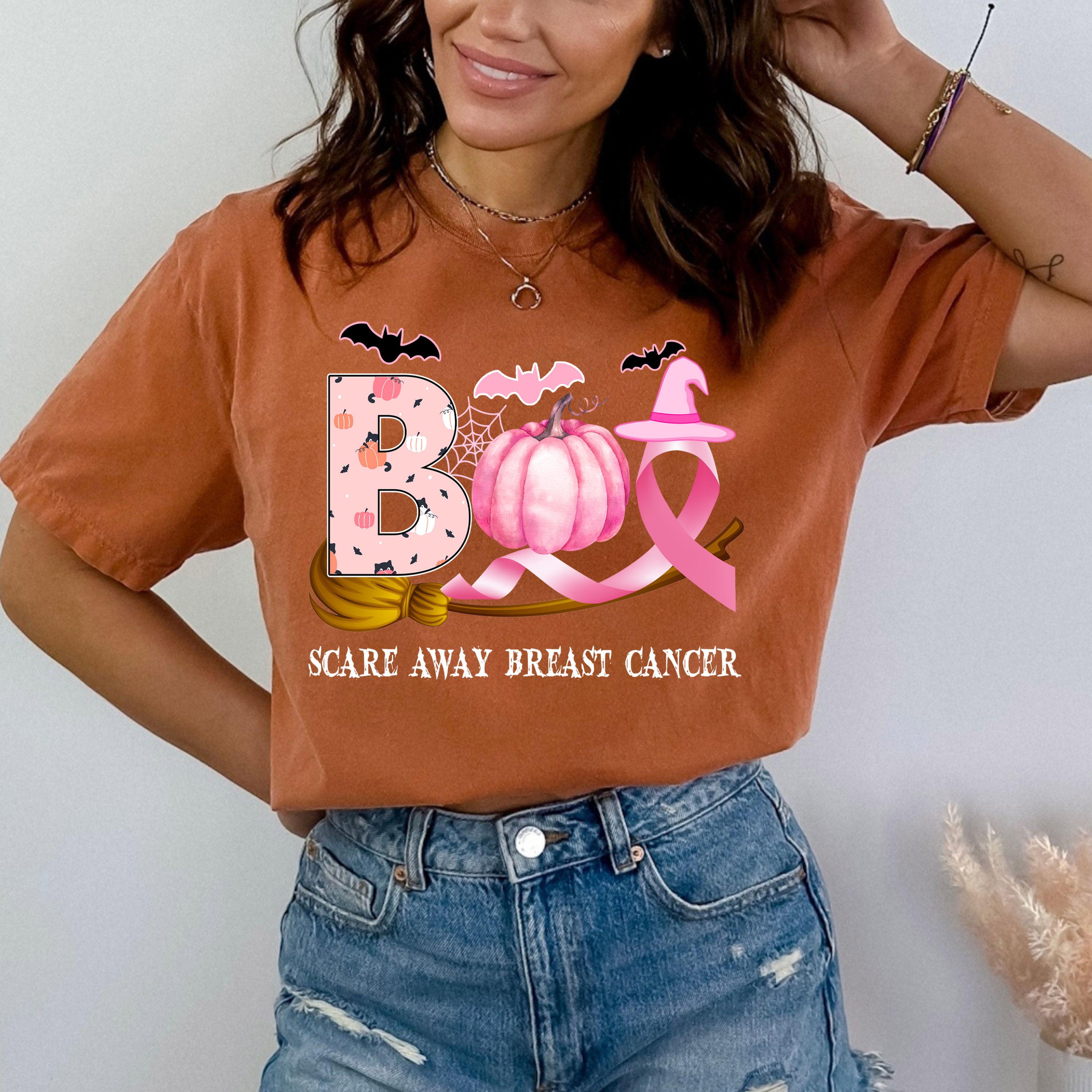 Scare Away Breast Cancer -Bella Canvas