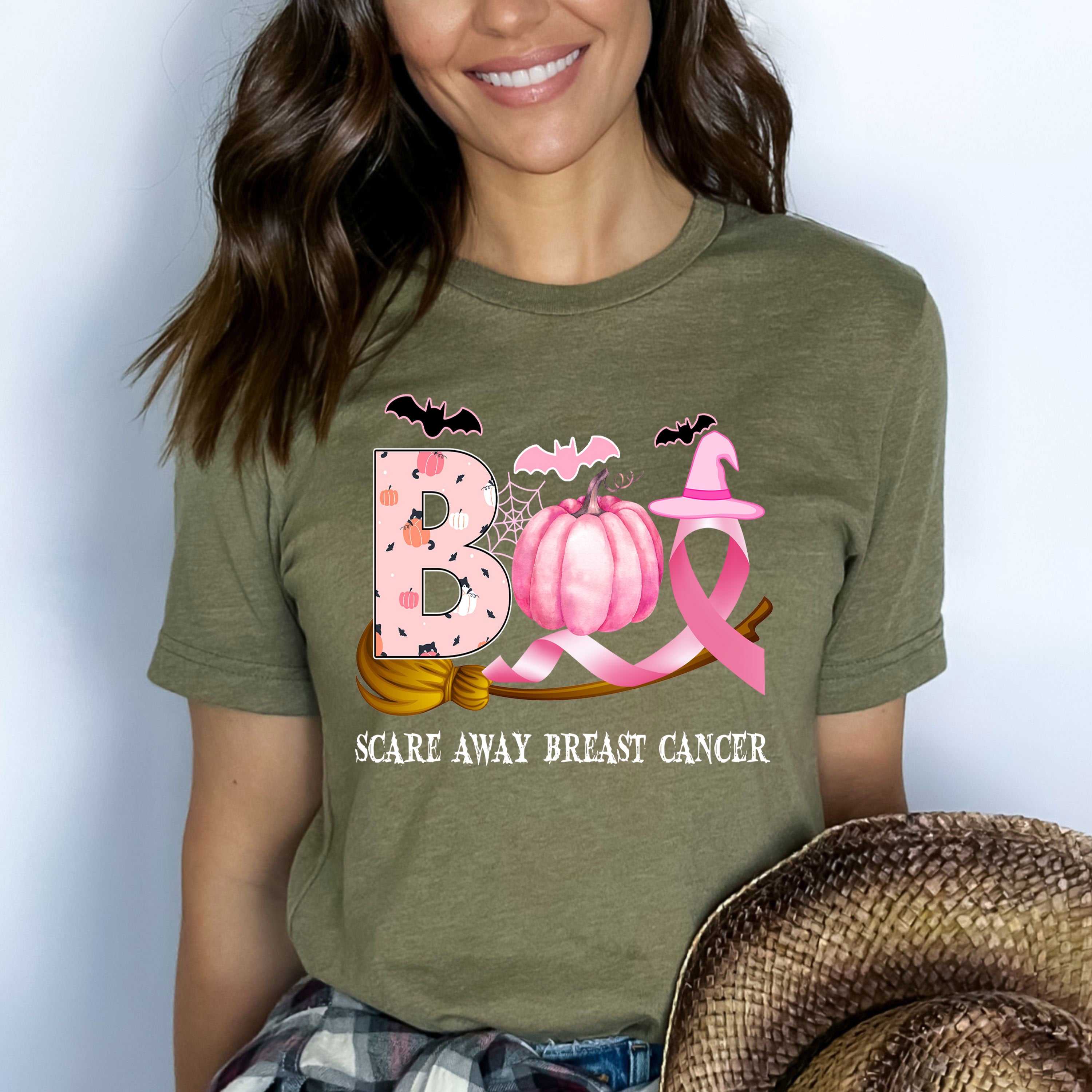 Scare Away Breast Cancer -Bella Canvas