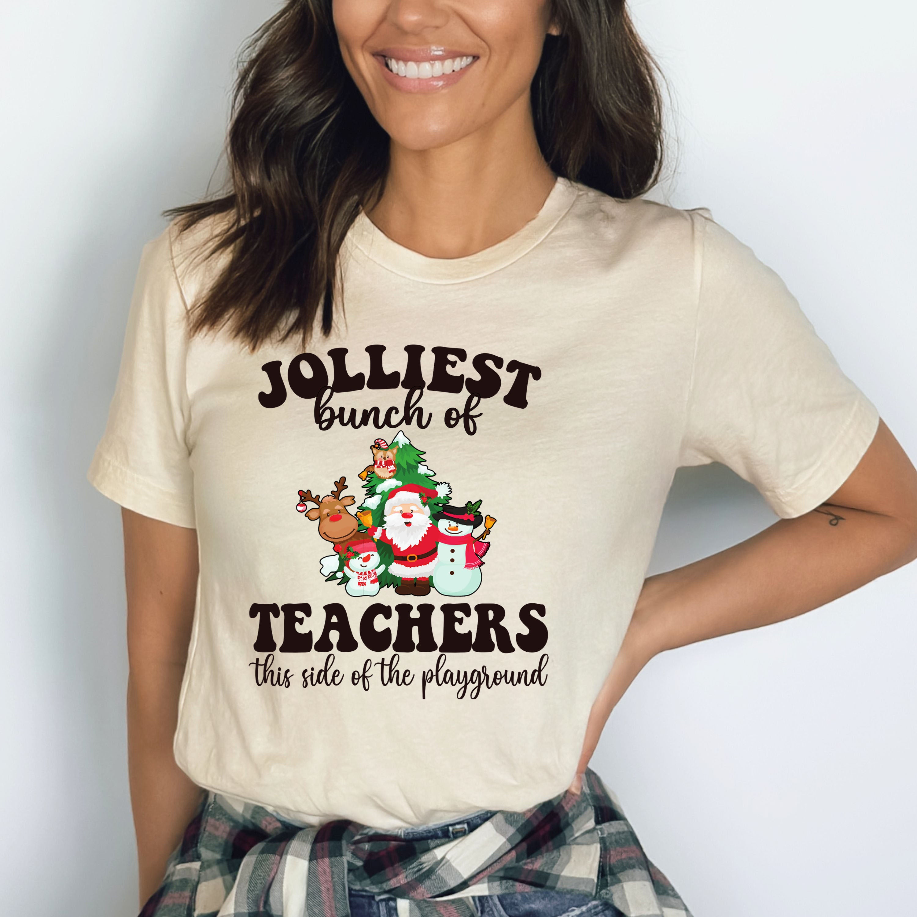Jolliest Bunch Of Teachers - Bella Canvas