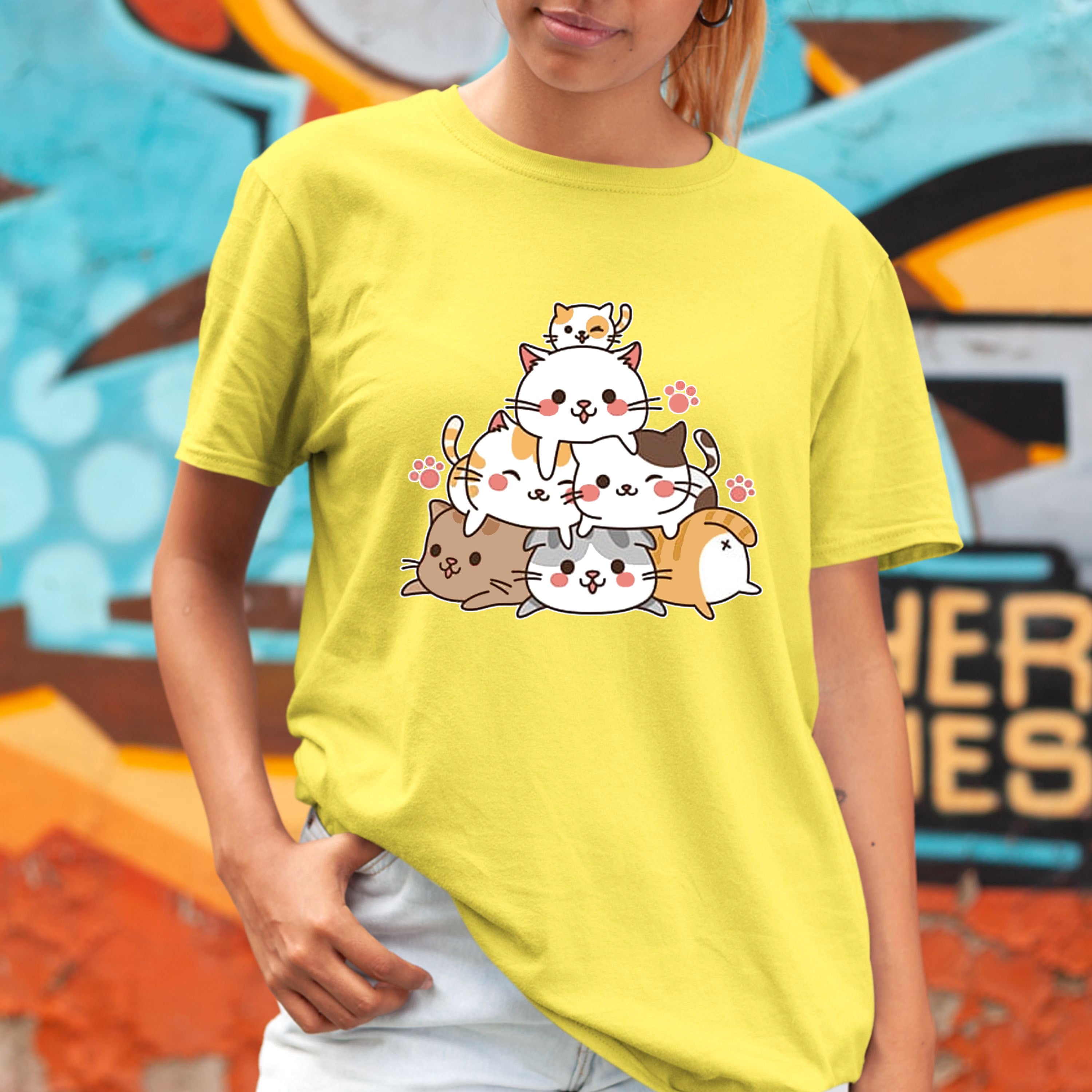 Cute Cat- BELLA CANVAS T-SHIRT