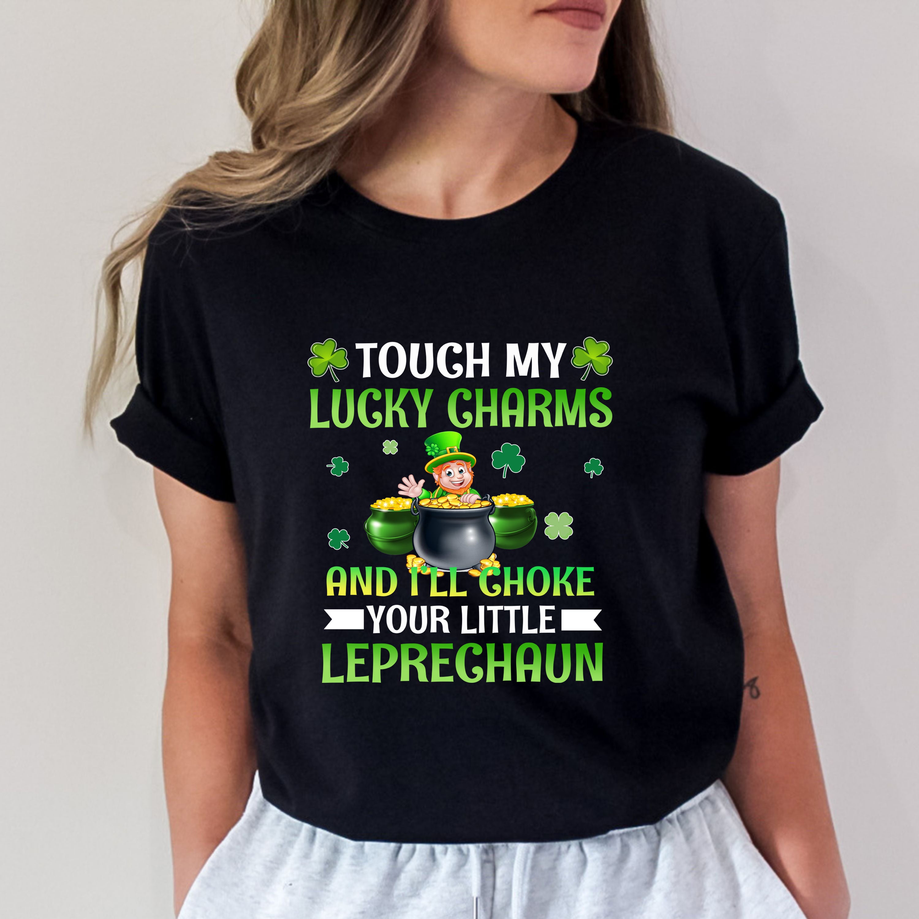 Touch My Lucky Charm - Bella canvas