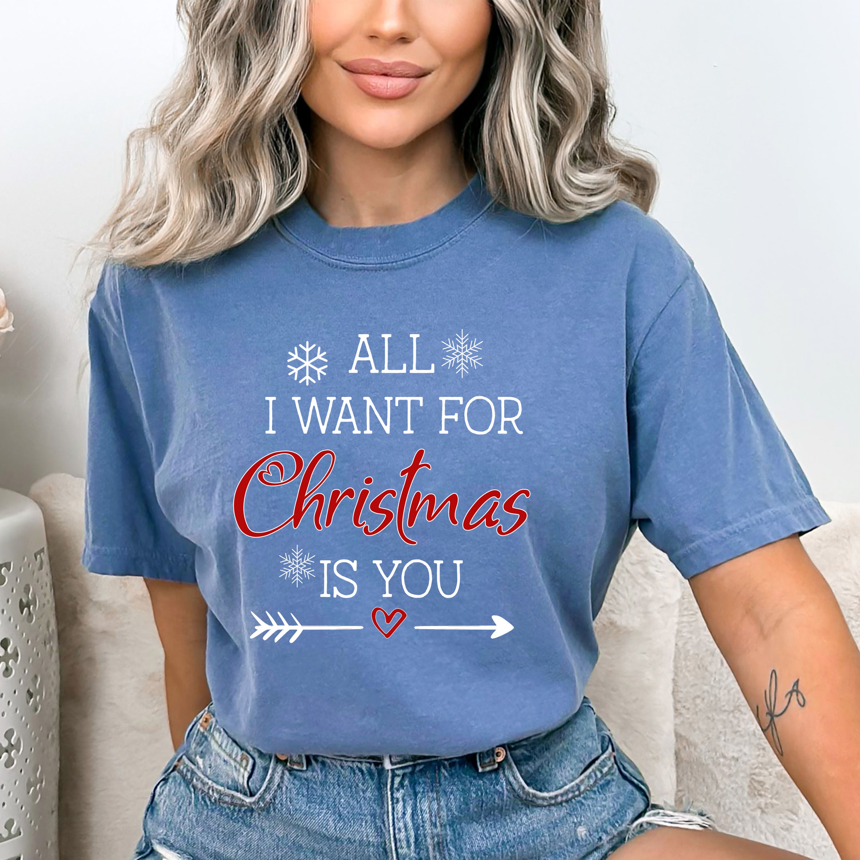 All I want For Christmas Is You - Bella canvas