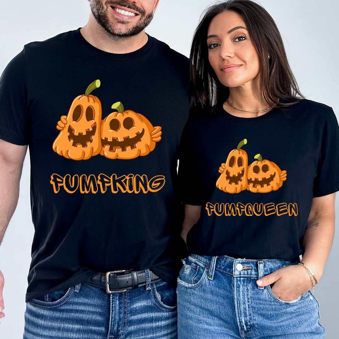 Pumpking & Pumpqueen - Couple t-shirt