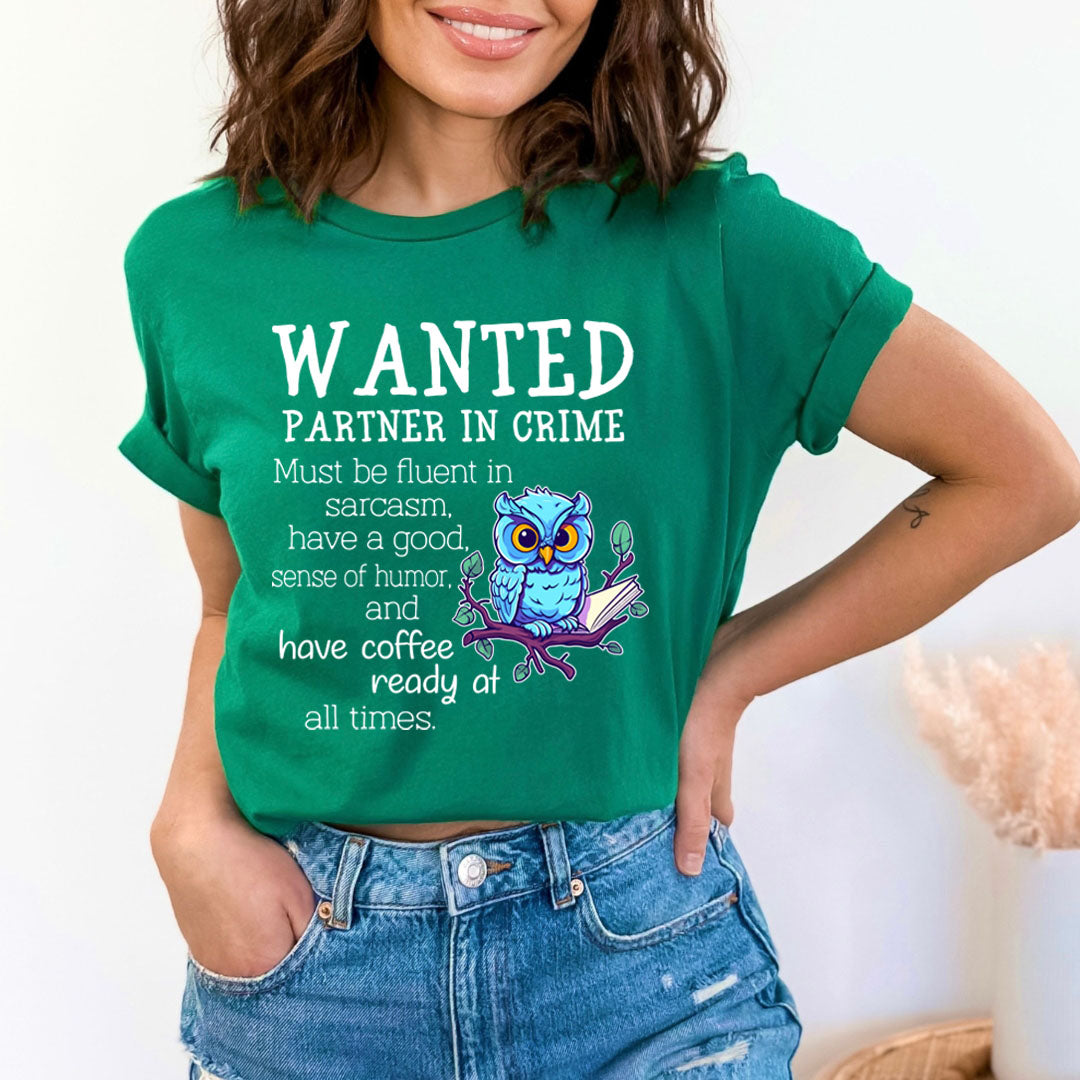 Wanted Partner In Crime - Bella canvas