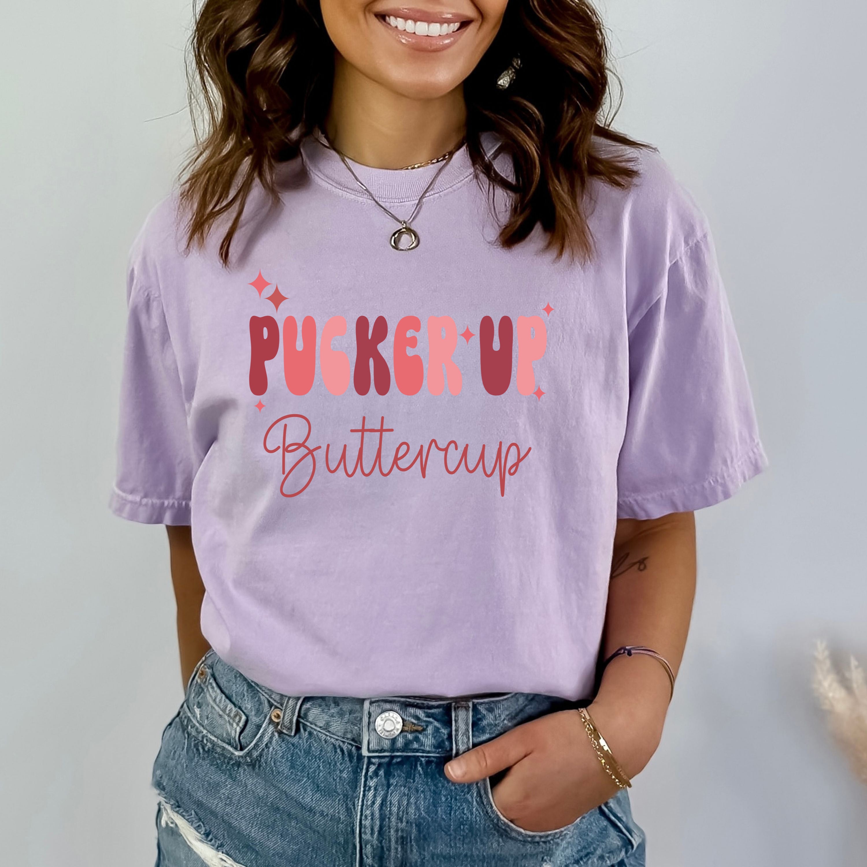 Pucker Up Buttercup - Bella canvas