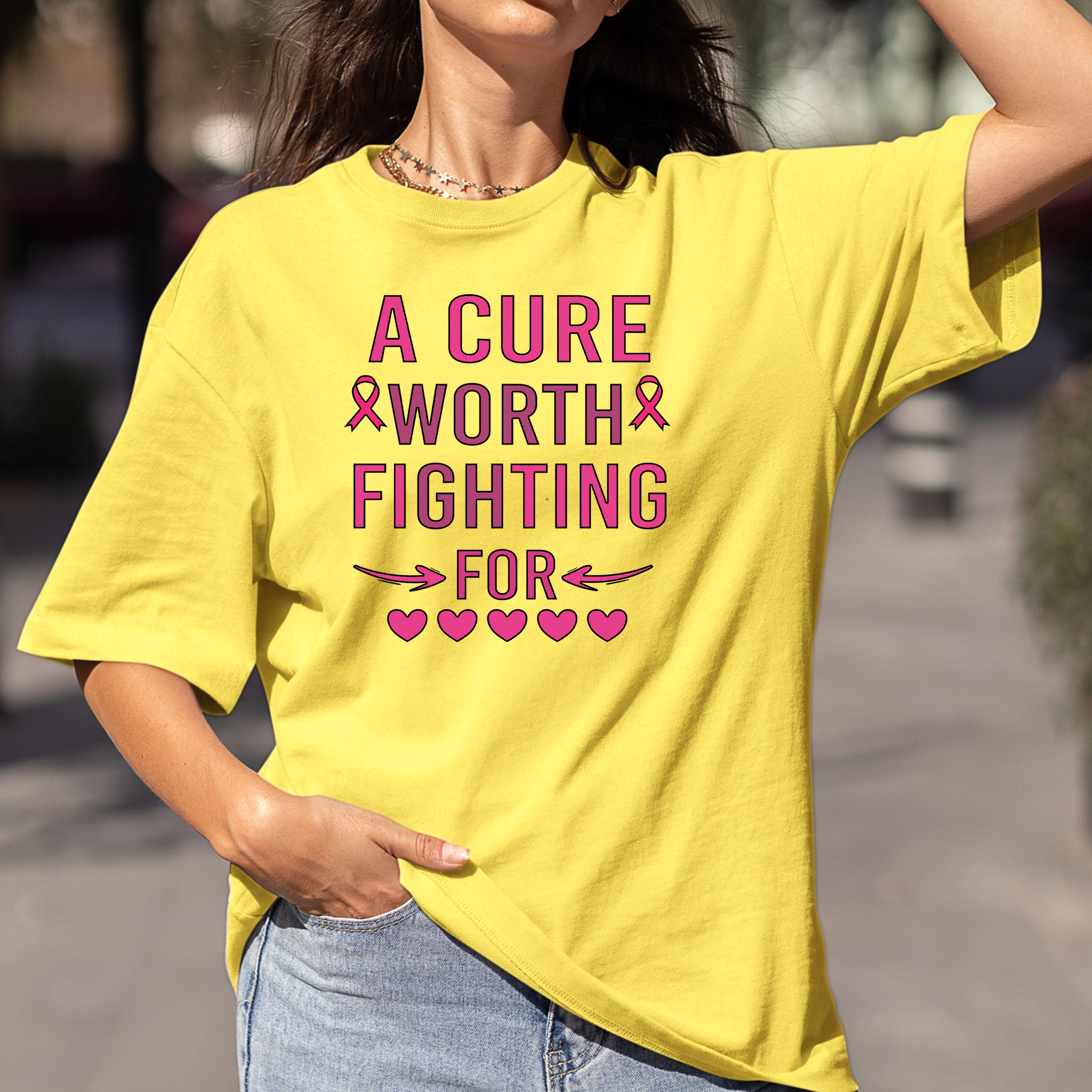 A Cure Worth Fighting For - Bella canvas