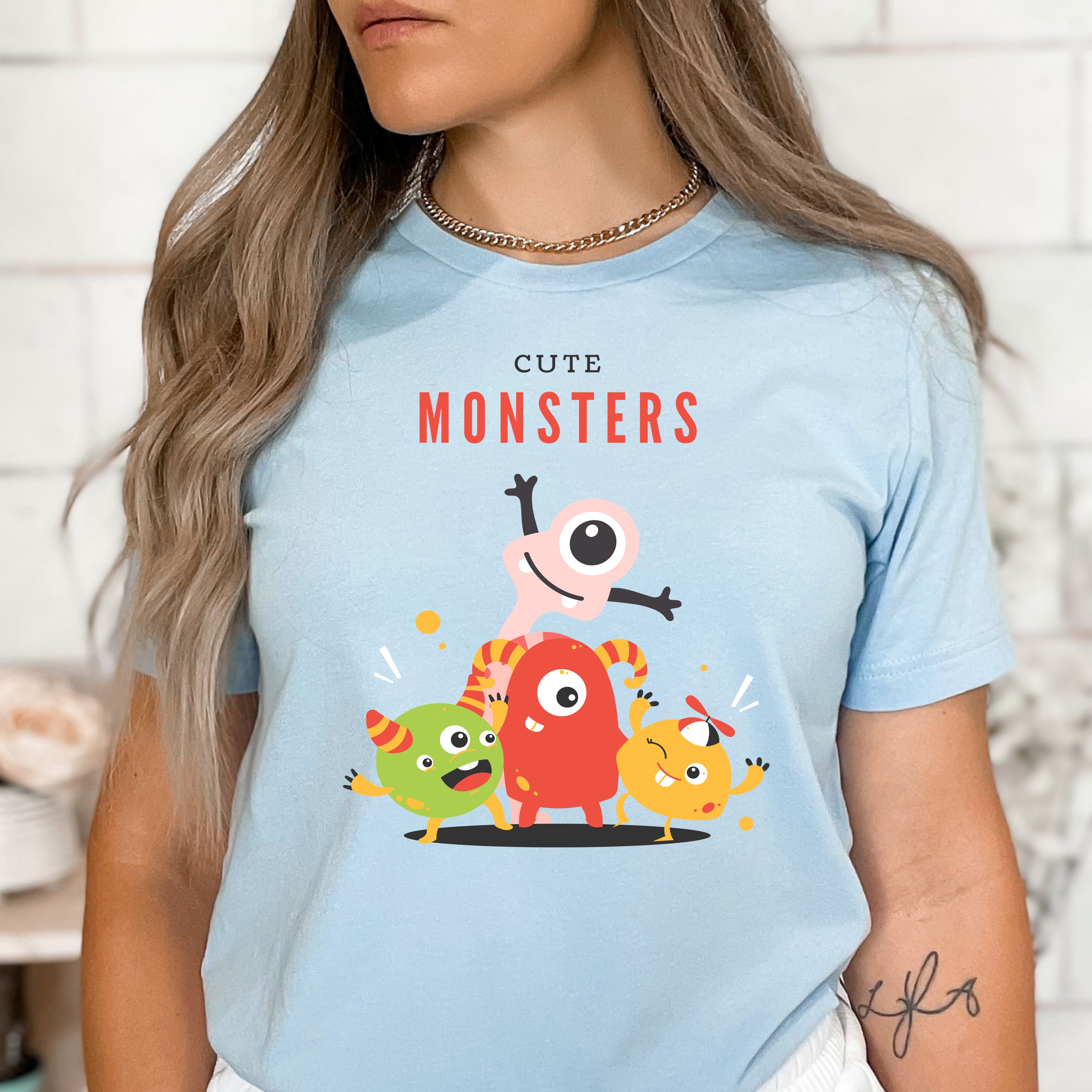 Cute Monsters  - Bella Canvas