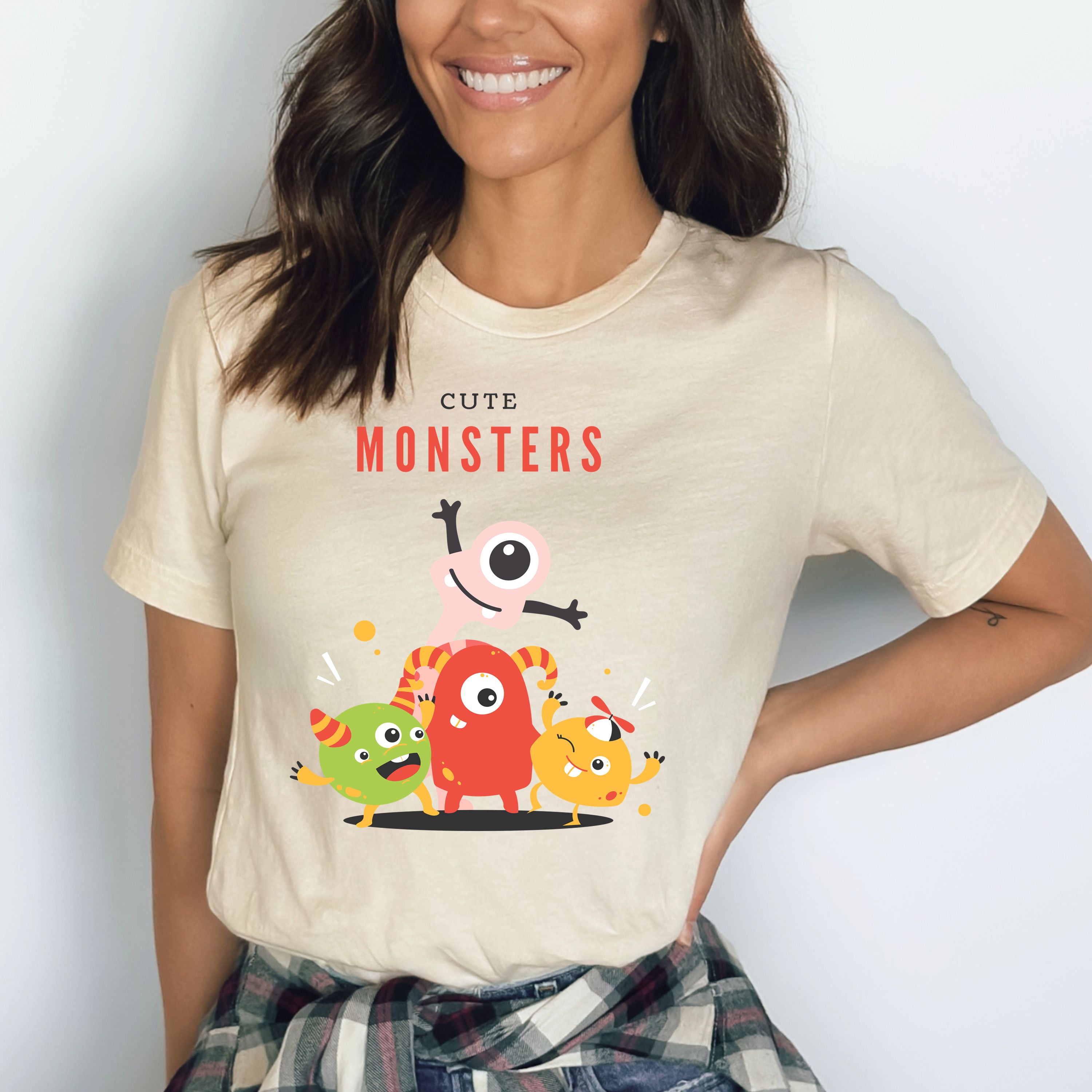 Cute Monsters  - Bella Canvas