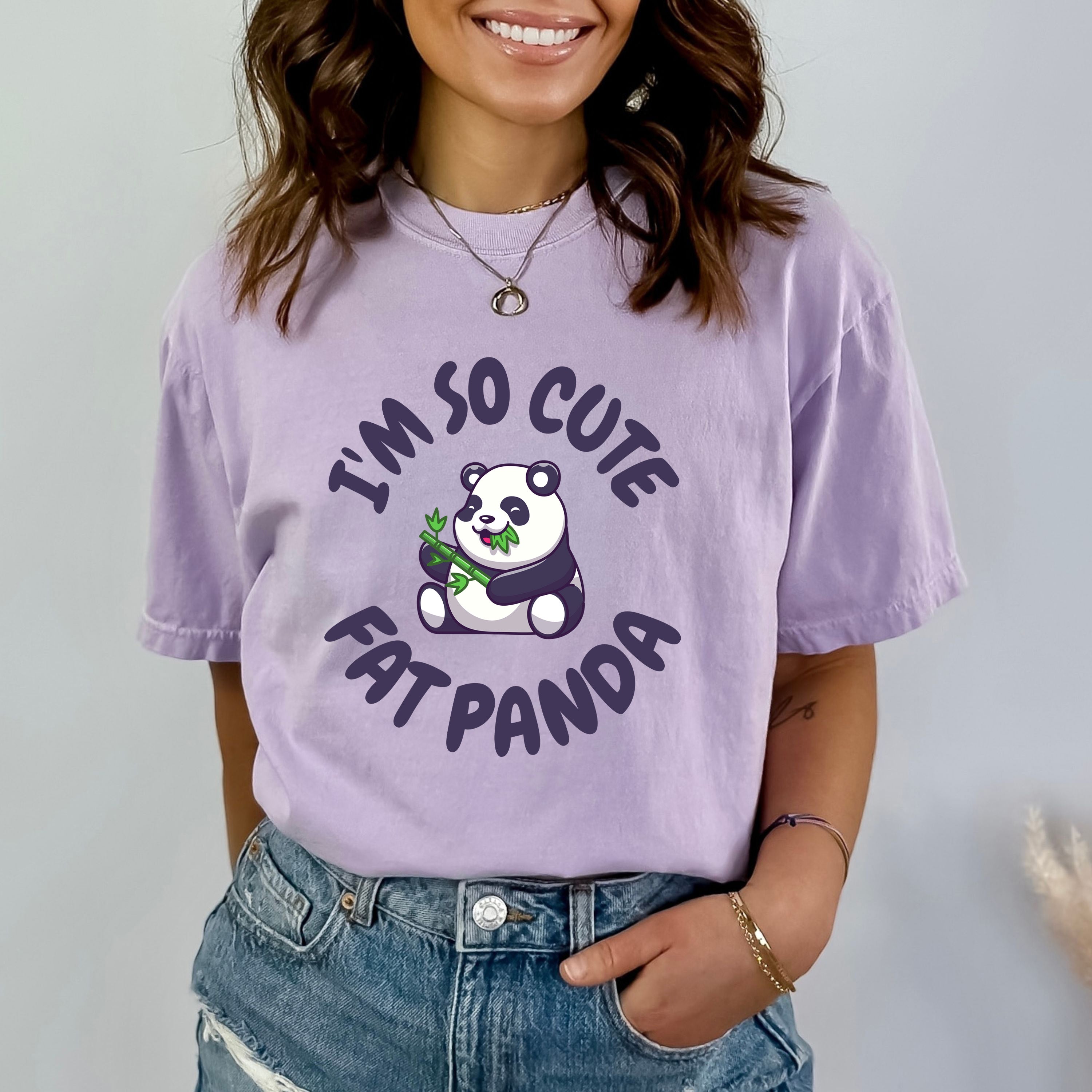 I'm So Cute Fat Panda - Bella Canvas