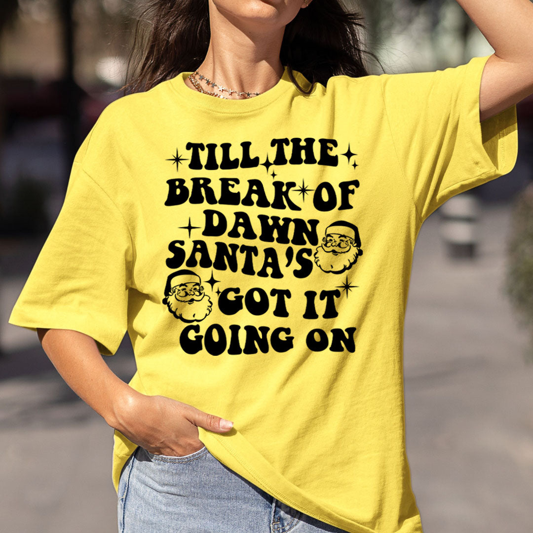 Santa's Got It Going On - Bella canvas