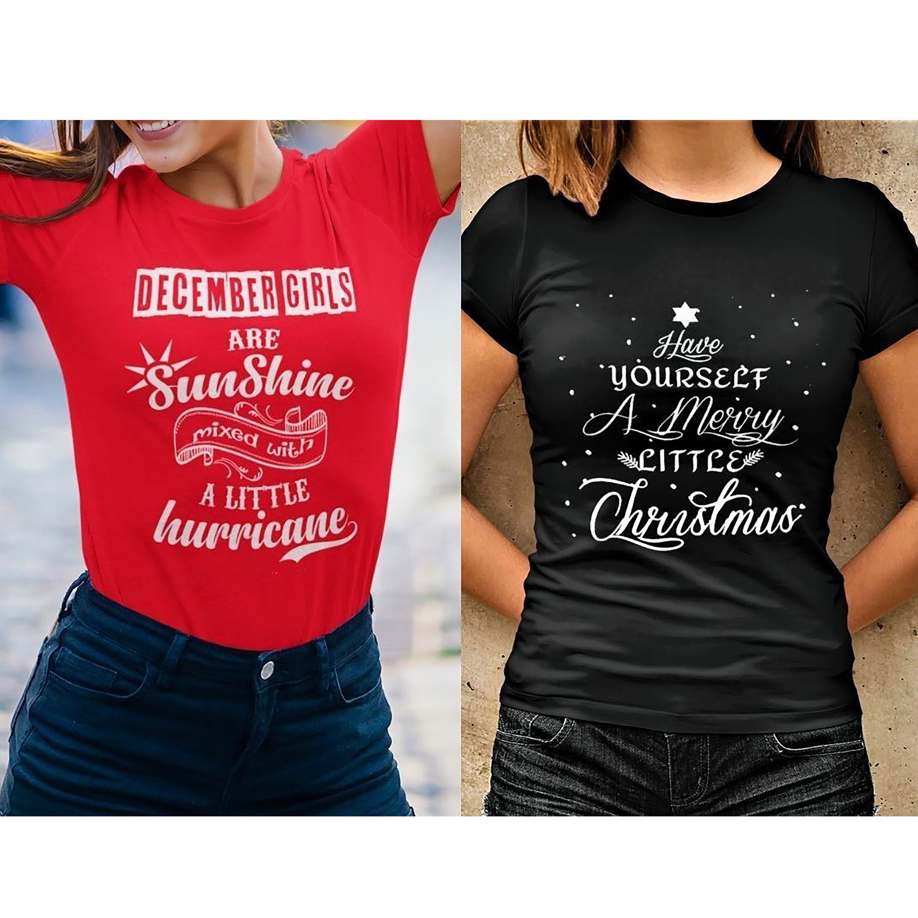 "2 Awesome Designs Combo- December Sunshine + Merry Little Christmas".