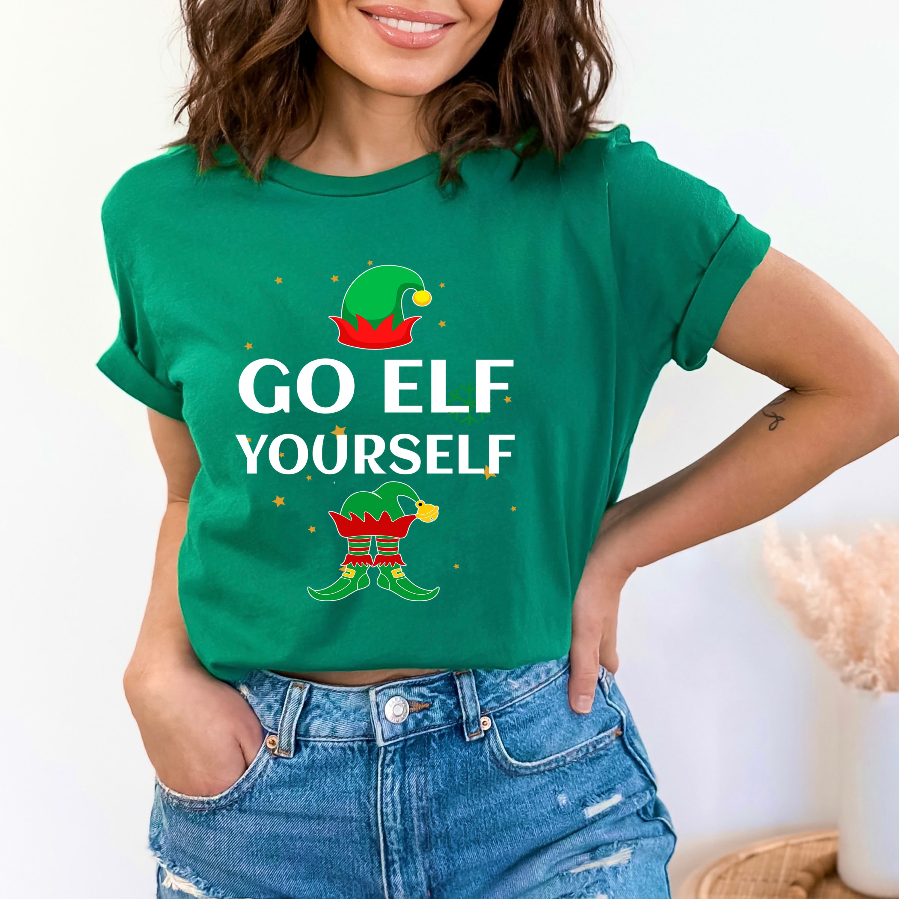 Go Elf Yourself - Bella canvas