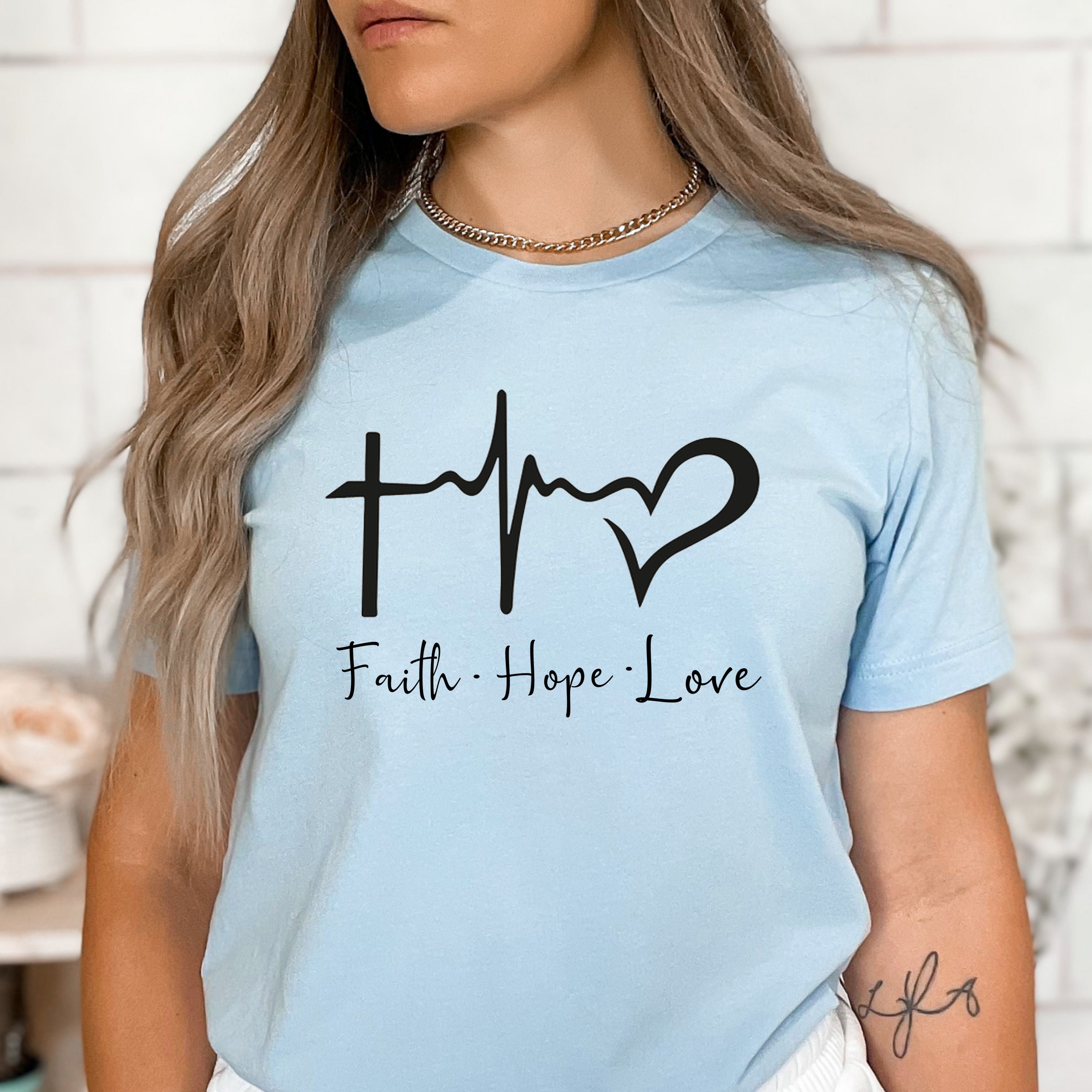 ''Faith Hope Love"-Bella Canvas T-Shirt