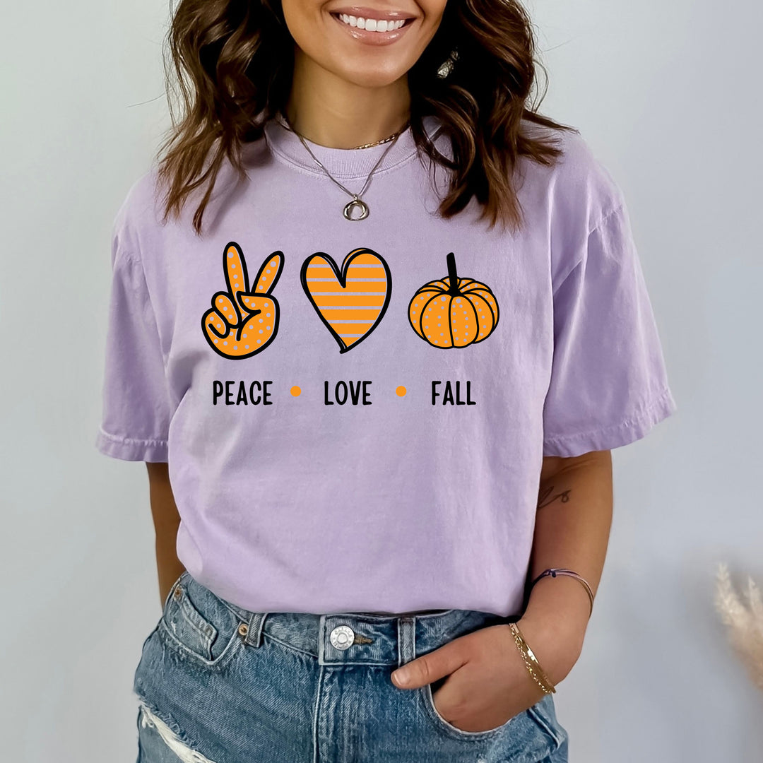 Peace. Love. Fall - Bella Canvas