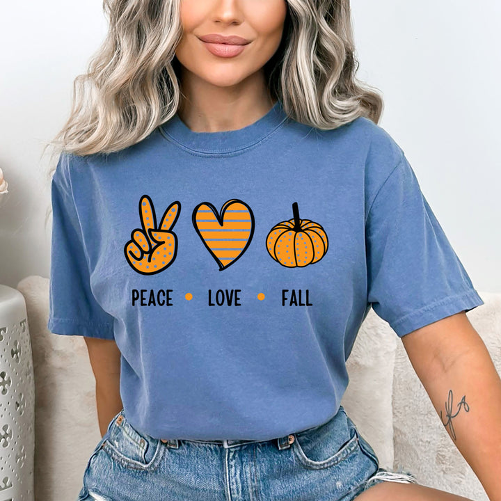 Peace. Love. Fall - Bella Canvas