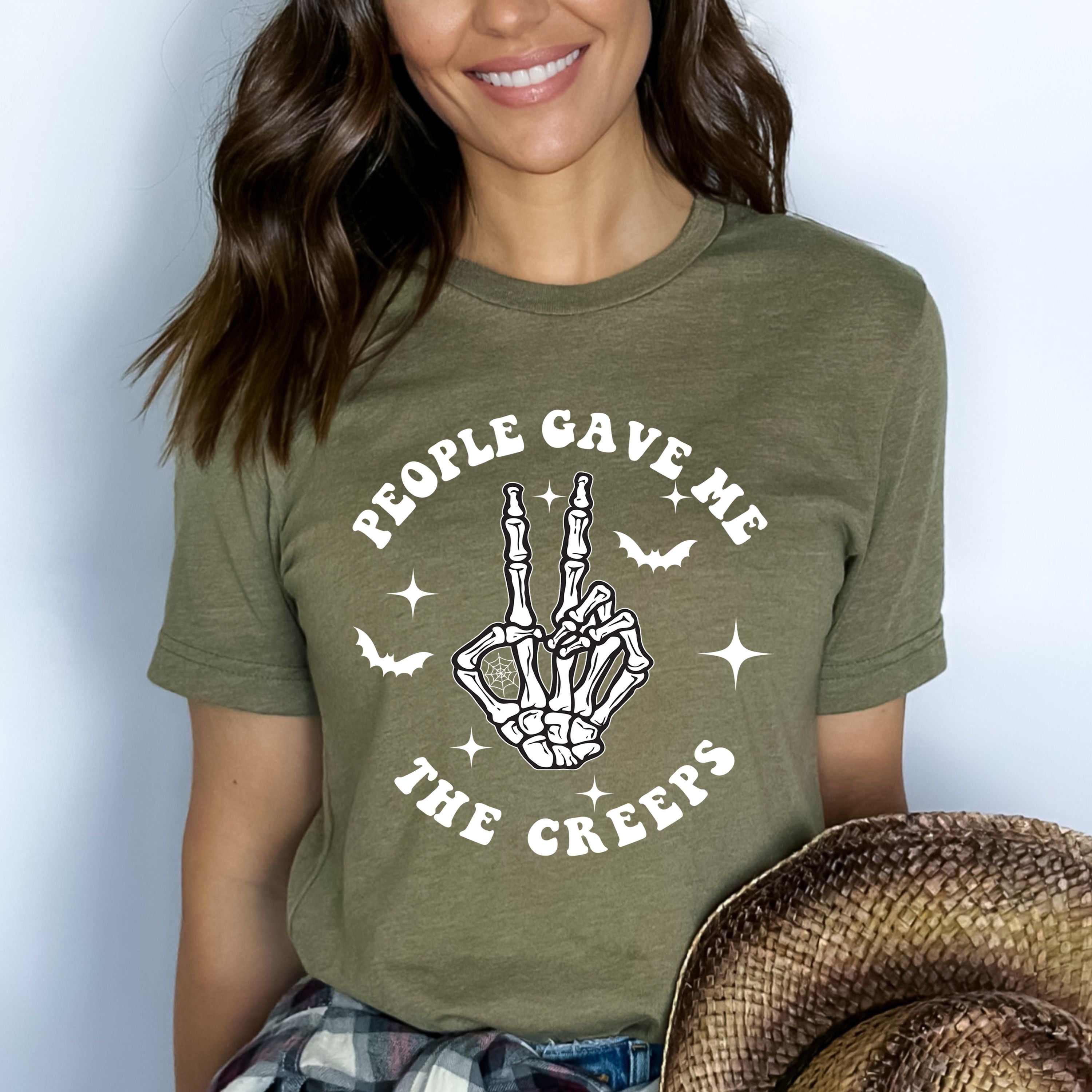 "People Gave Me The Creeps" - Bella Canvas T-Shirt