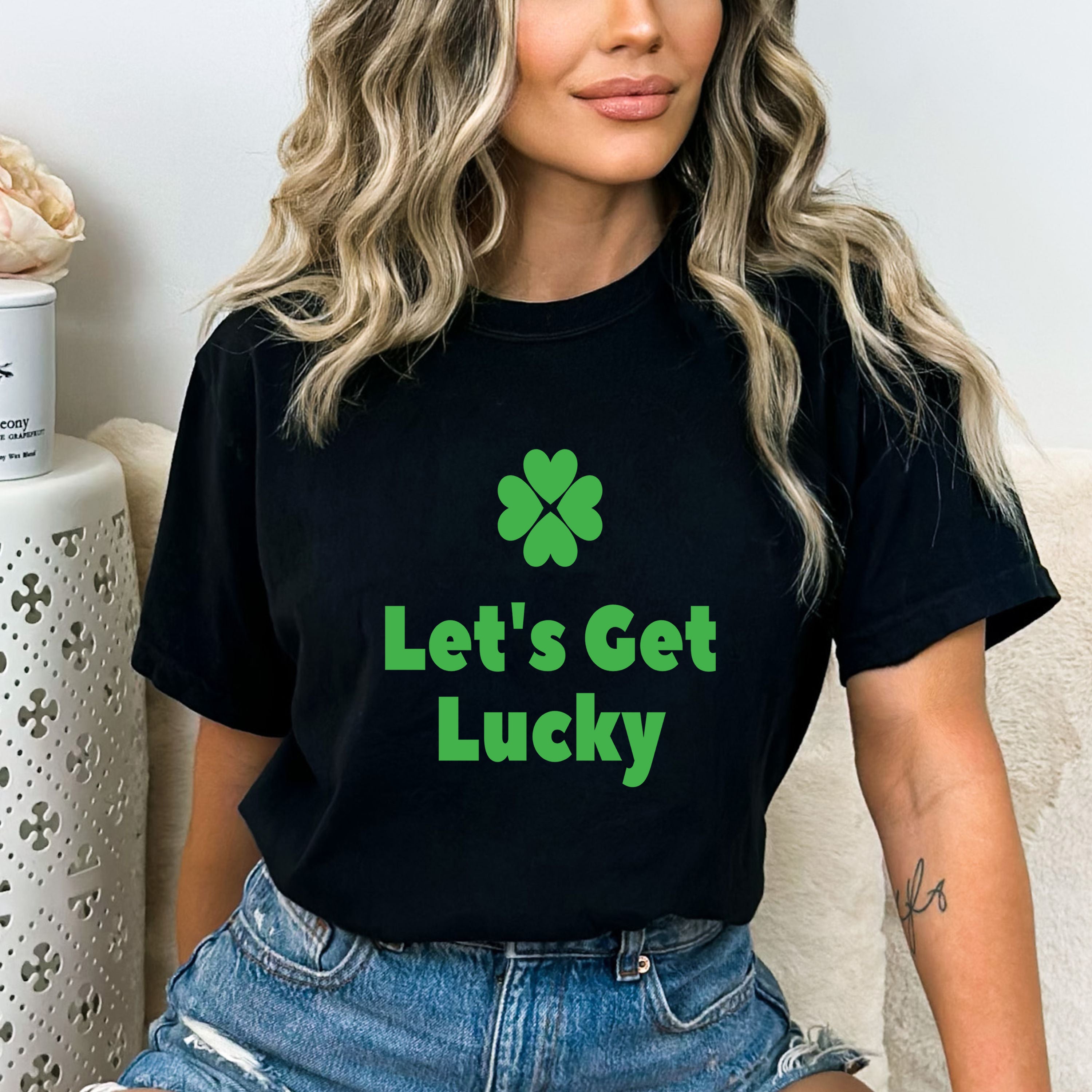 Let's Get Lucky - Bella canvas