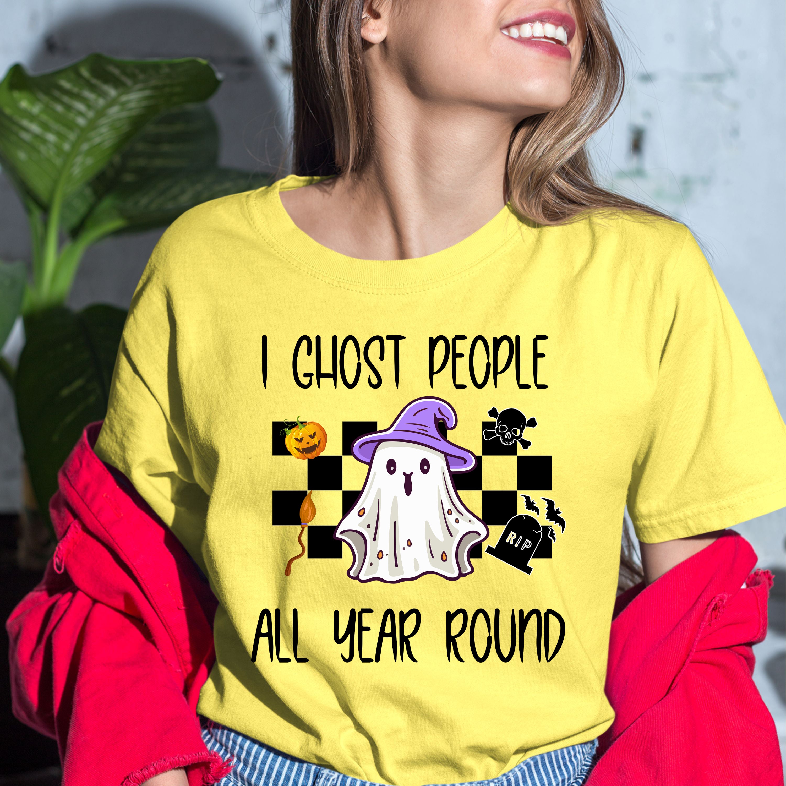 I Ghost People All Year Round - Bella Canvas