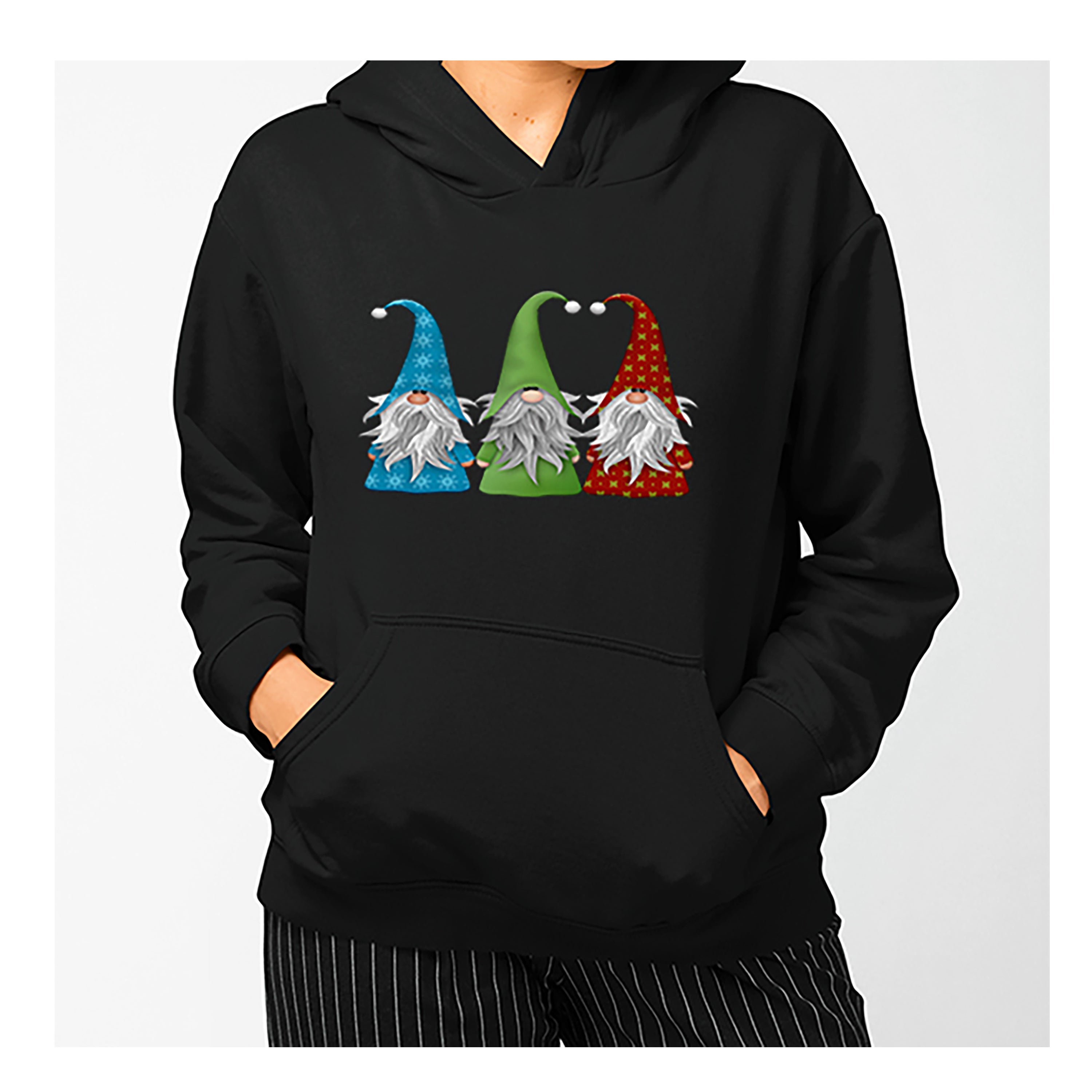 "Christmas Gnomies"-Hoodie and Sweatshirt