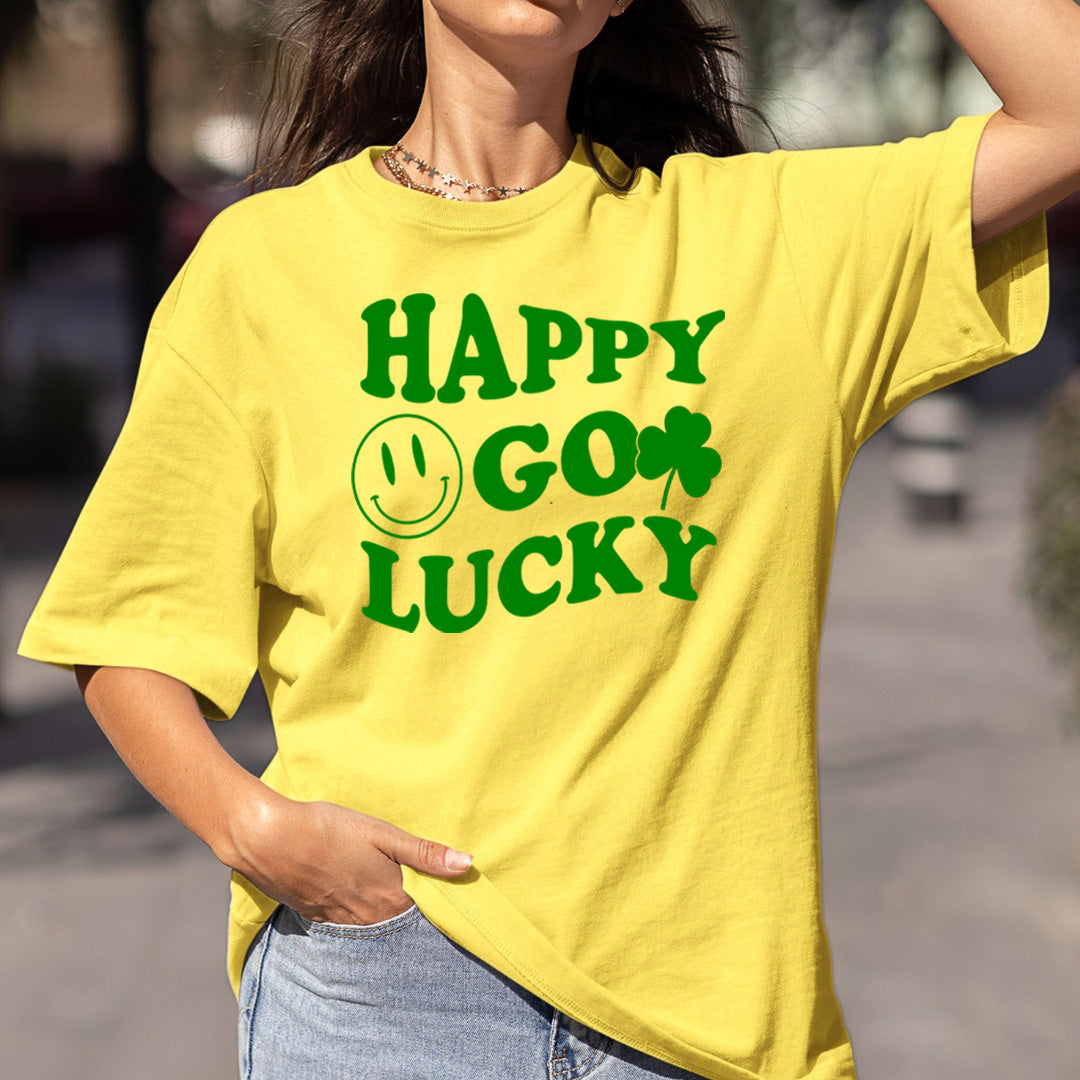 Happy Go Lucky - Bella canvas