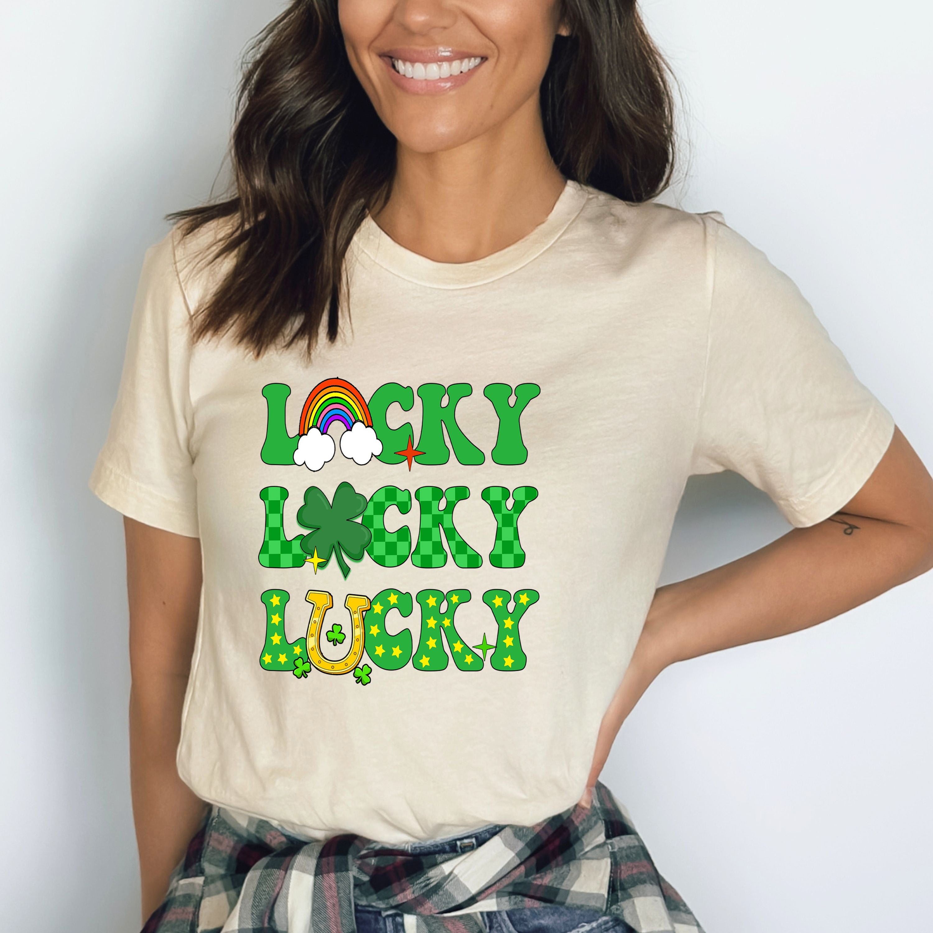 Lucky St Patrick Shirt - Bella canvas