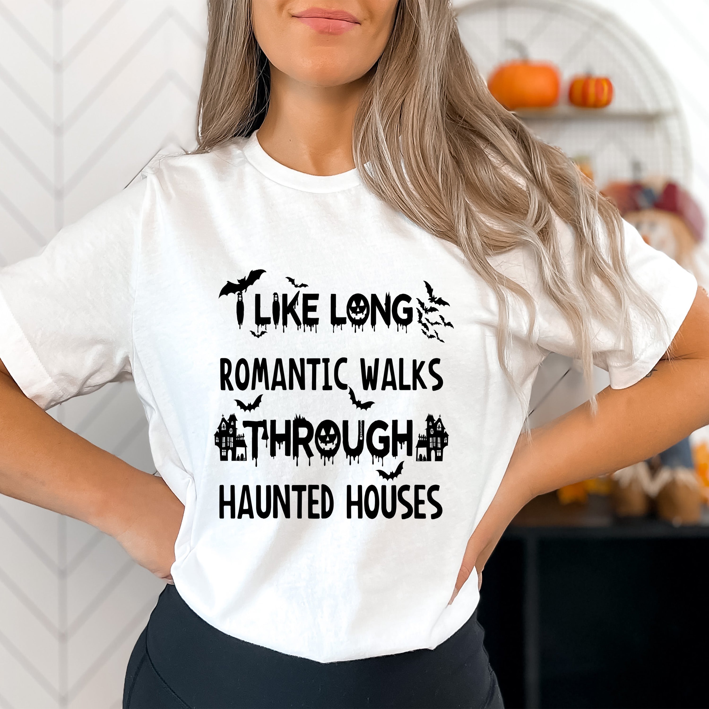 I Like Long Romantic Walks - Bella canvas