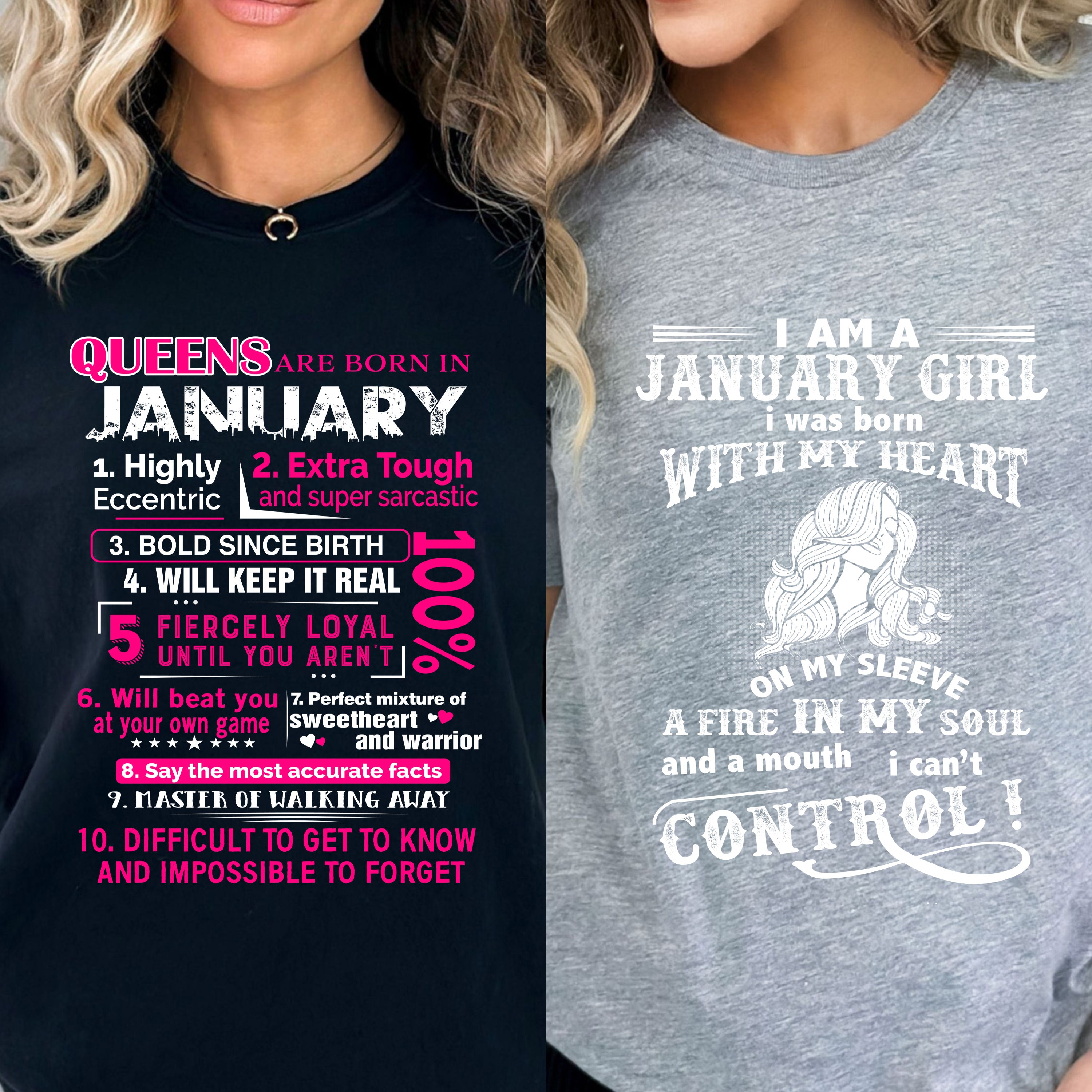 "January Queens + Control-Pack of 2".