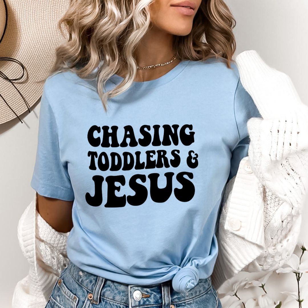 Chasing Toddlers & Jesus - Bella Canvas