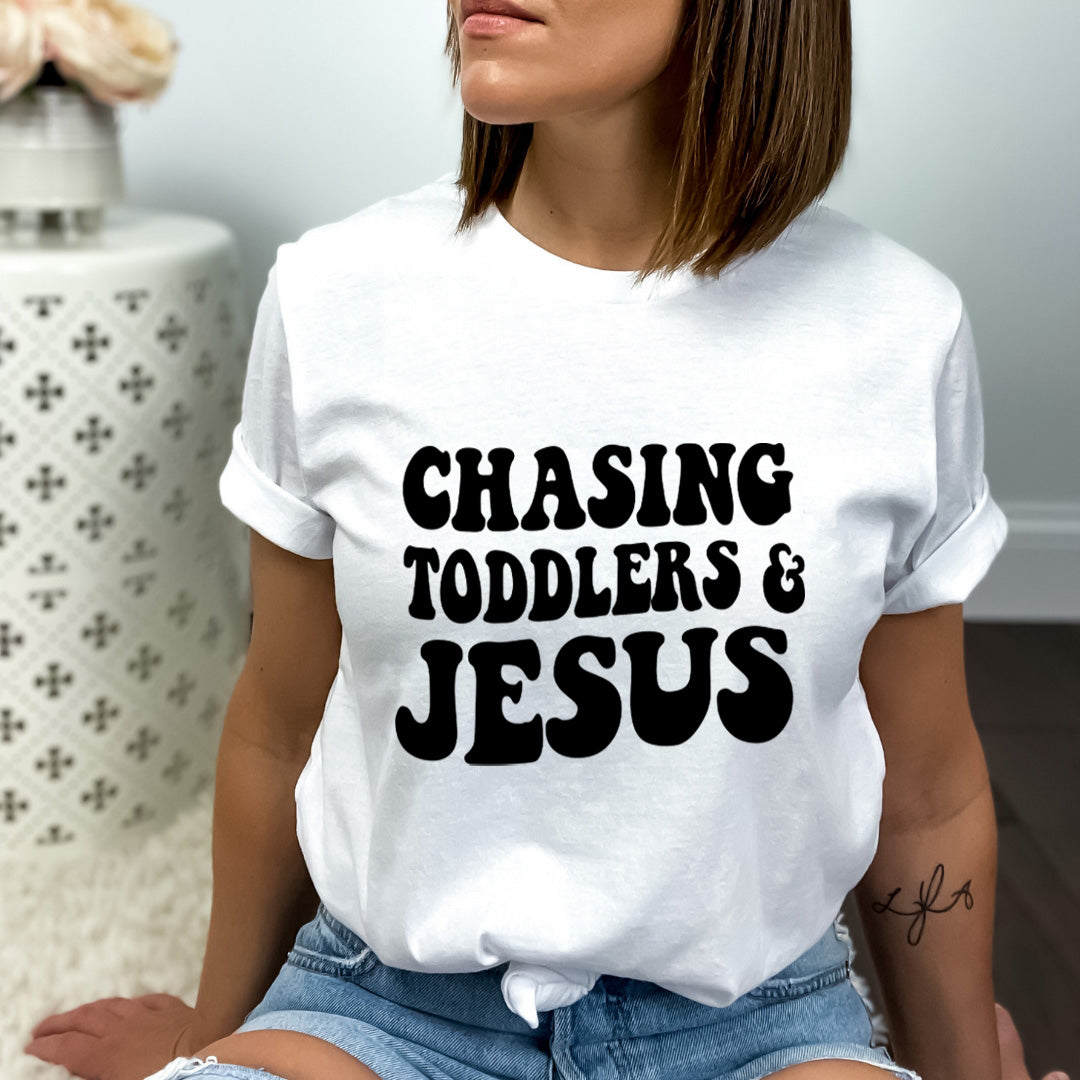 Chasing Toddlers & Jesus - Bella Canvas