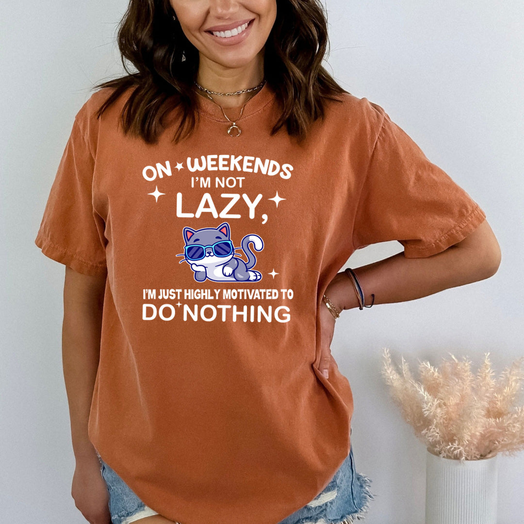 Highly Motivated To Do Nothing - Bella Canvas