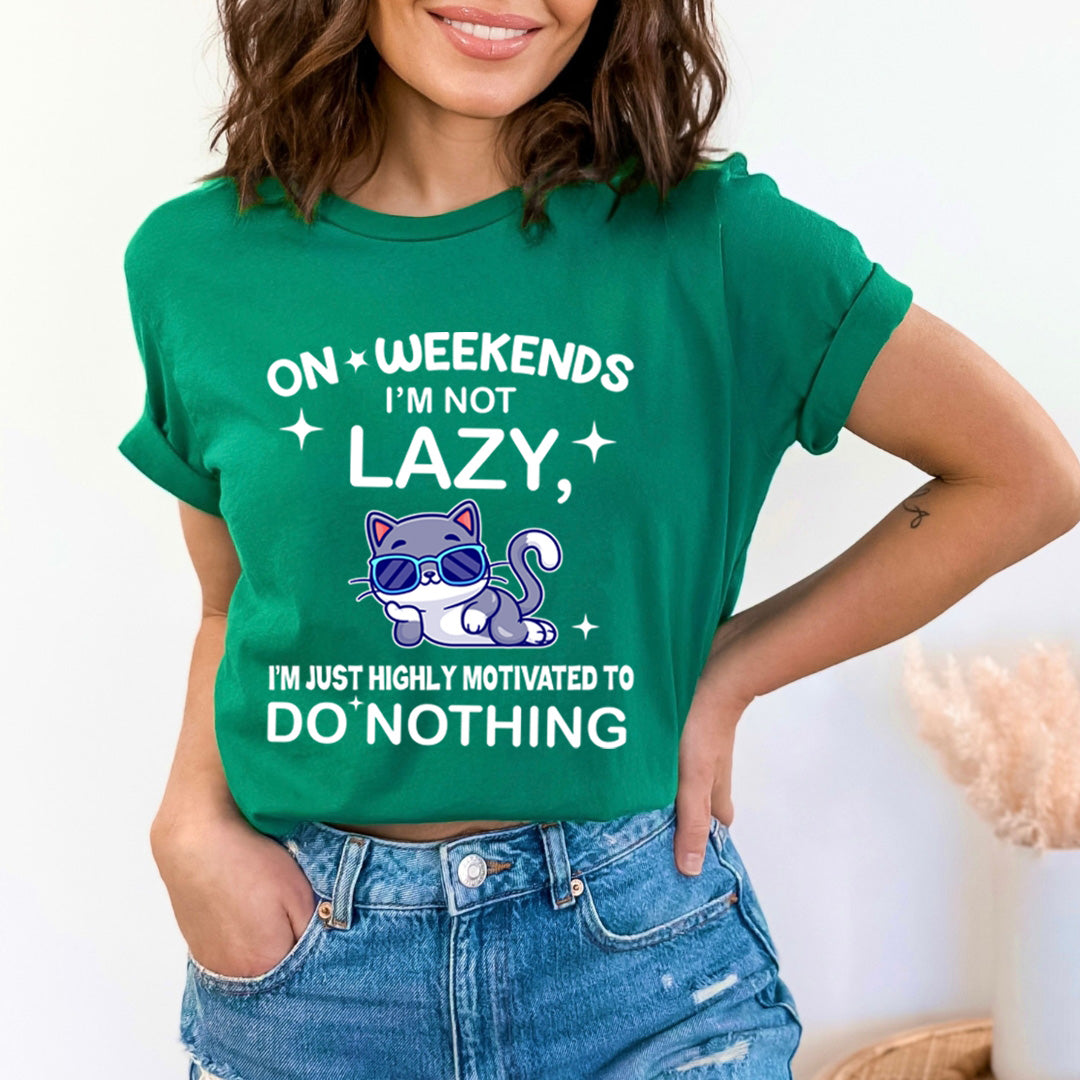Highly Motivated To Do Nothing - Bella Canvas