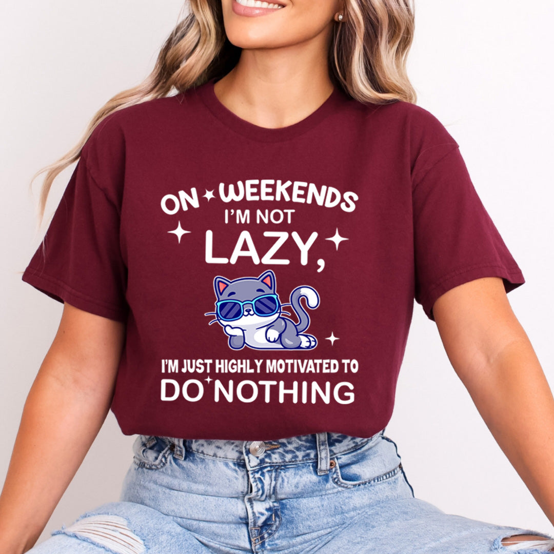 Highly Motivated To Do Nothing - Bella Canvas
