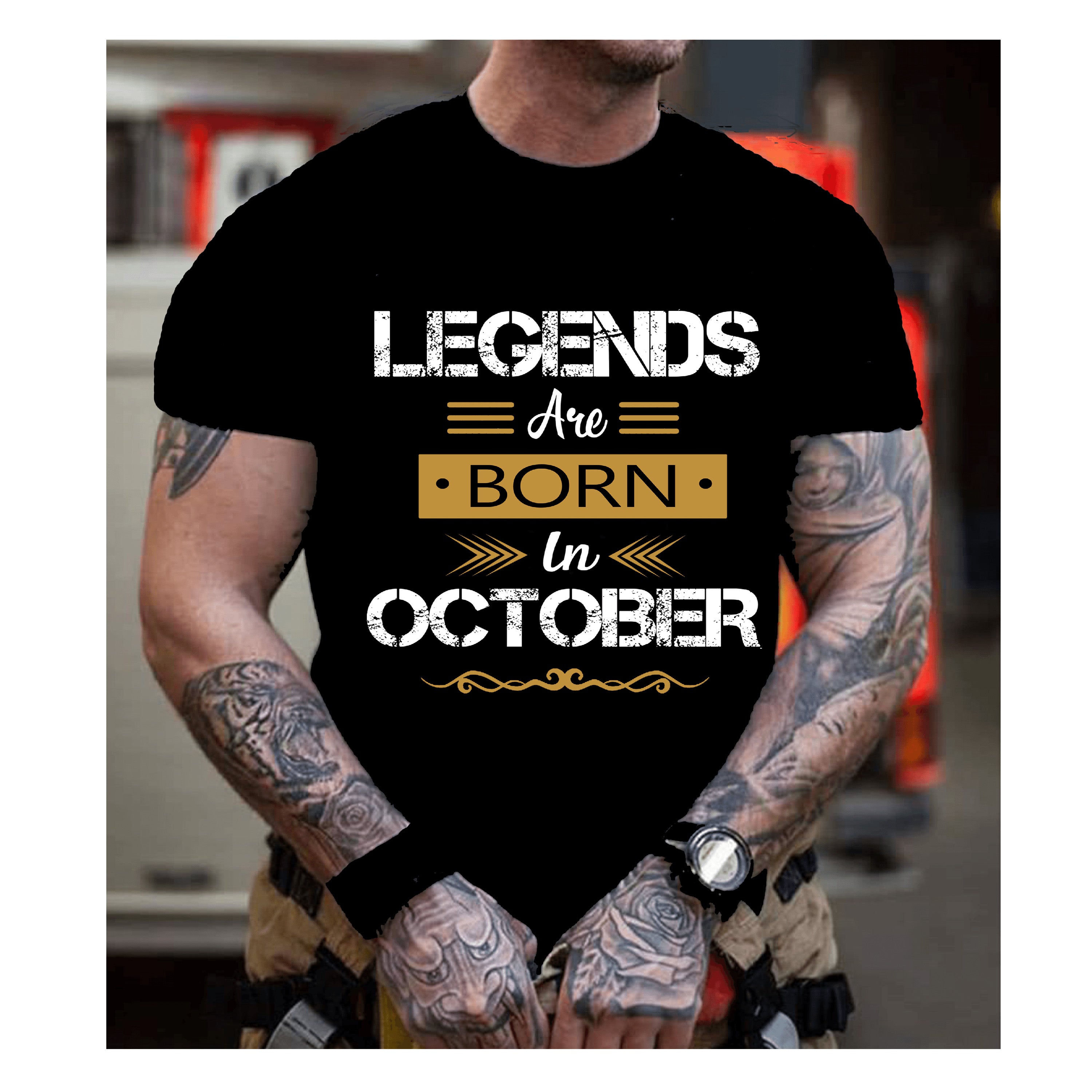 Best are Born in October T-Shirt Birthday Gift Tee Shirt Small Black Best are Born in October T-Shirt Birthday Gift Tee Shirt Small Black