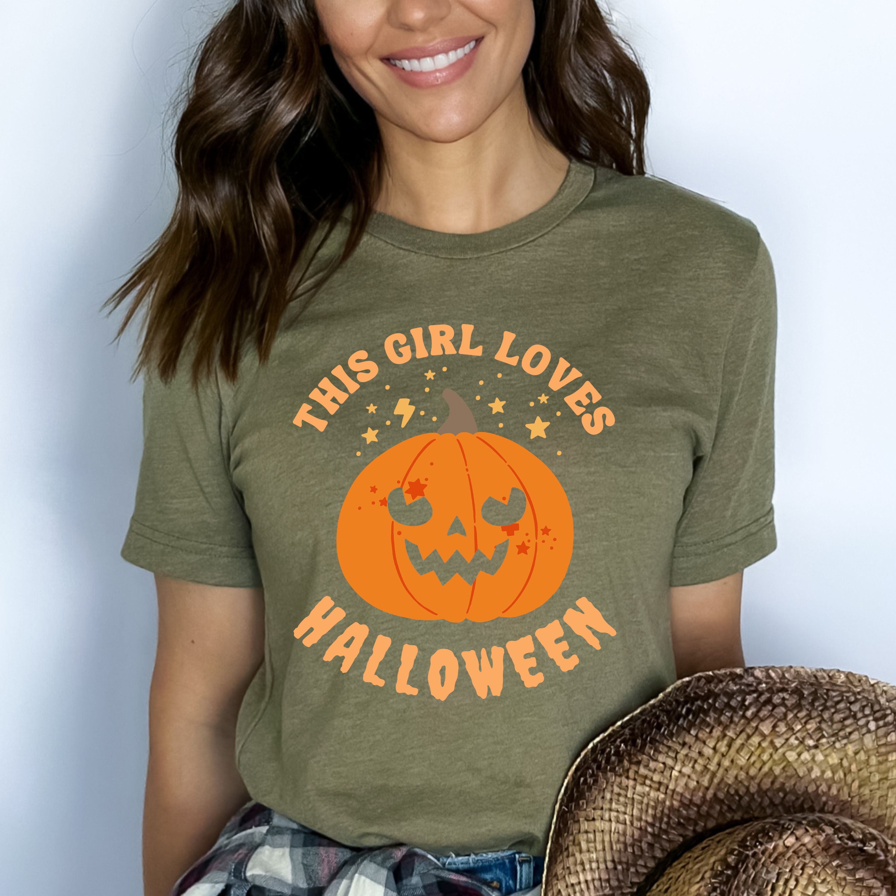 This Girl Loves Halloween - Bella Canvas