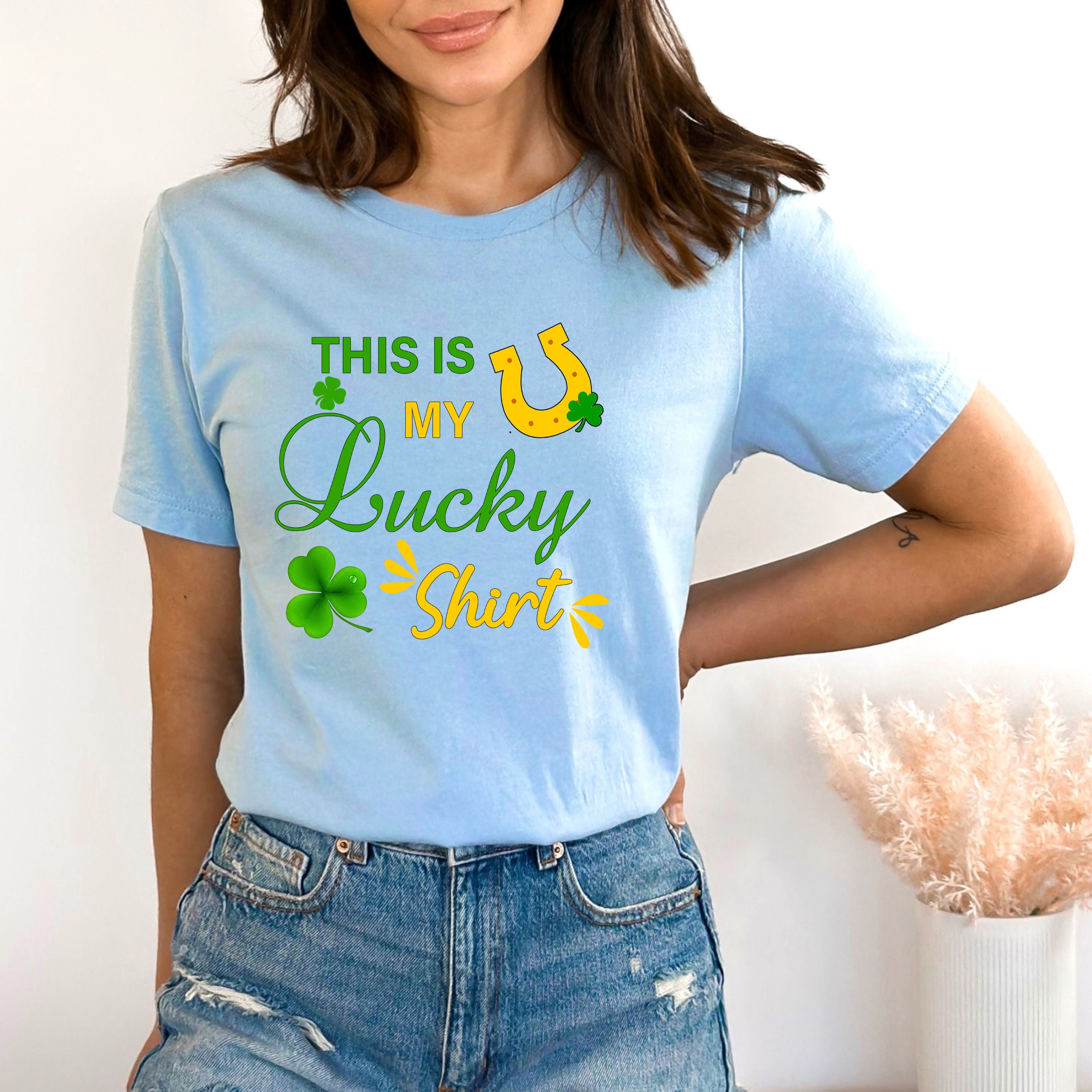 This Is My Lucky Shirt - Bella canvas