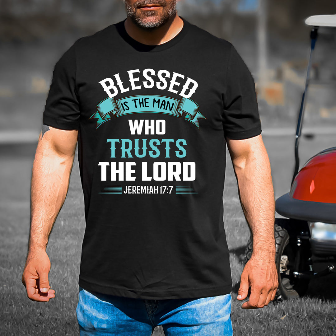 Blessed Is The Man - Jesus - Men's Tee