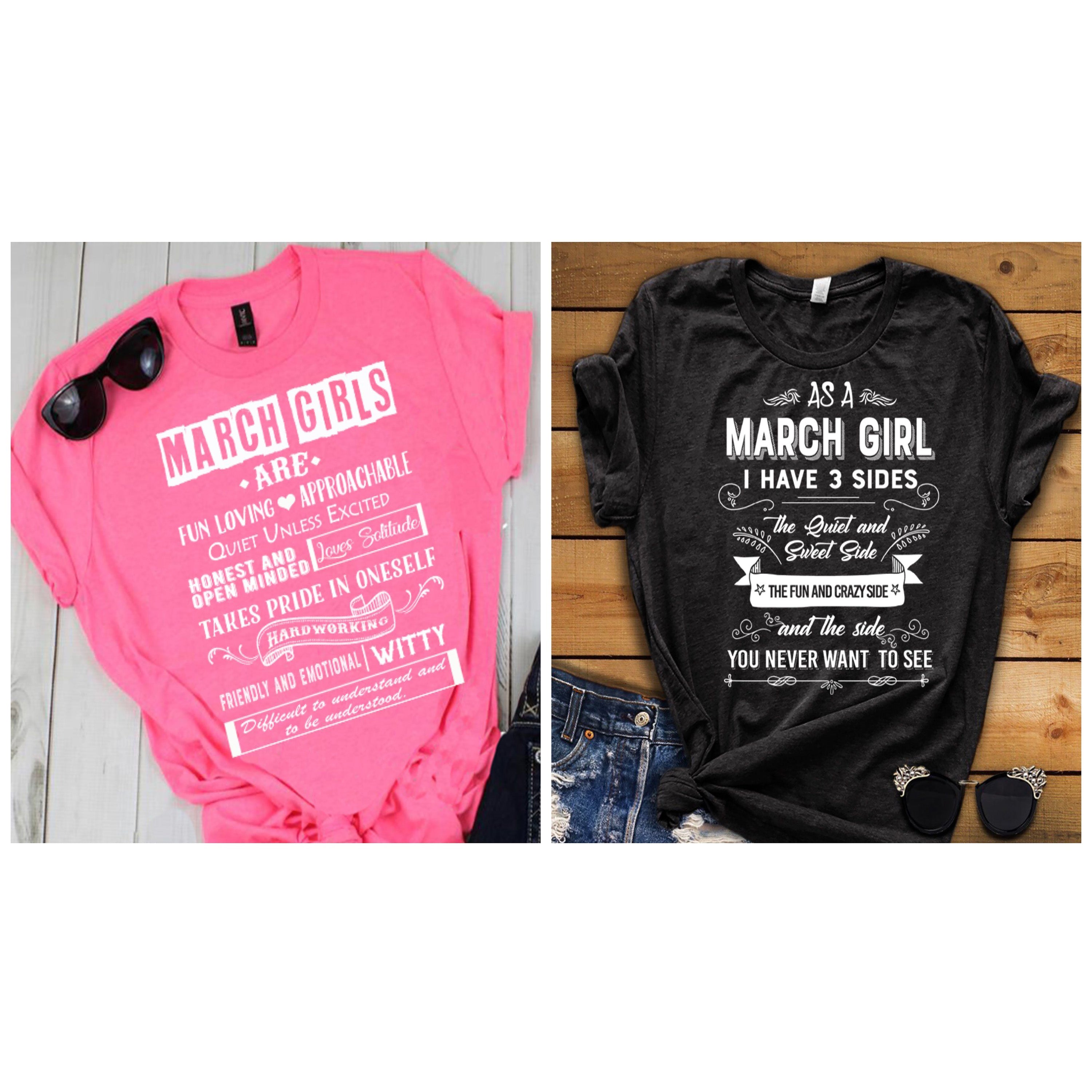 "March -Fun Loving And 3 Sides-Pack of 2"
