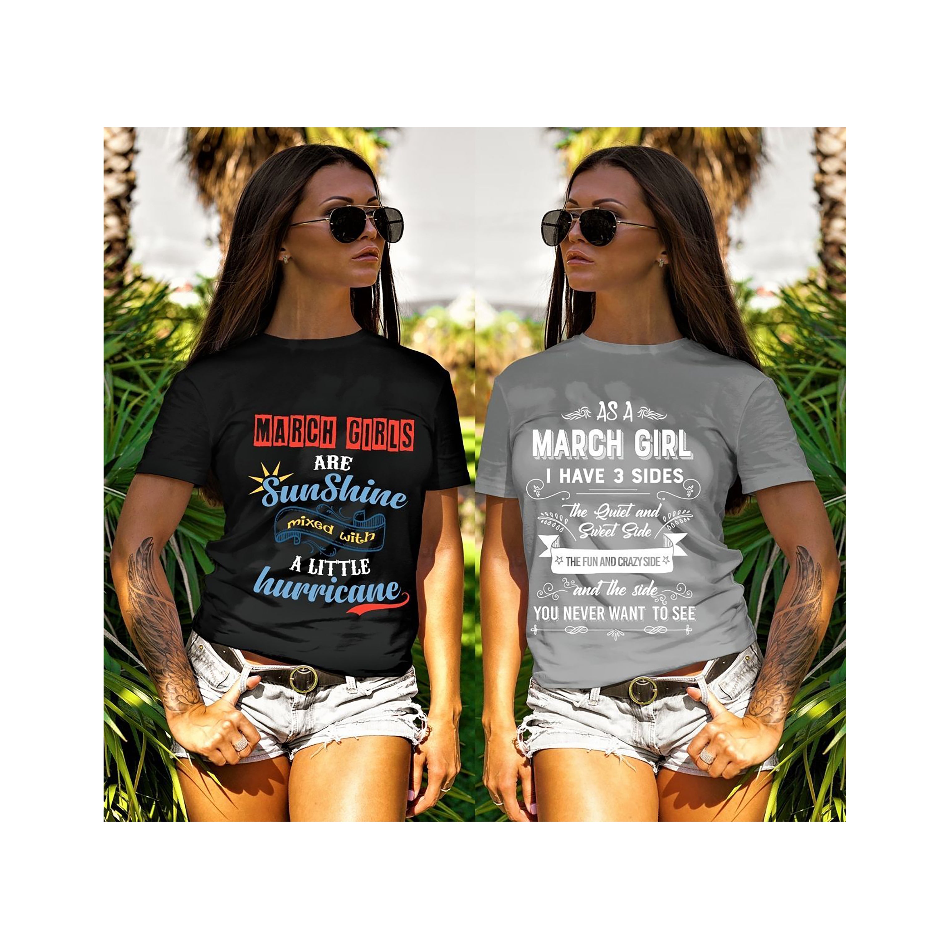 "2 Awesome Designs Combo- March Sunshine + 3 Sides" in Latest Colors.