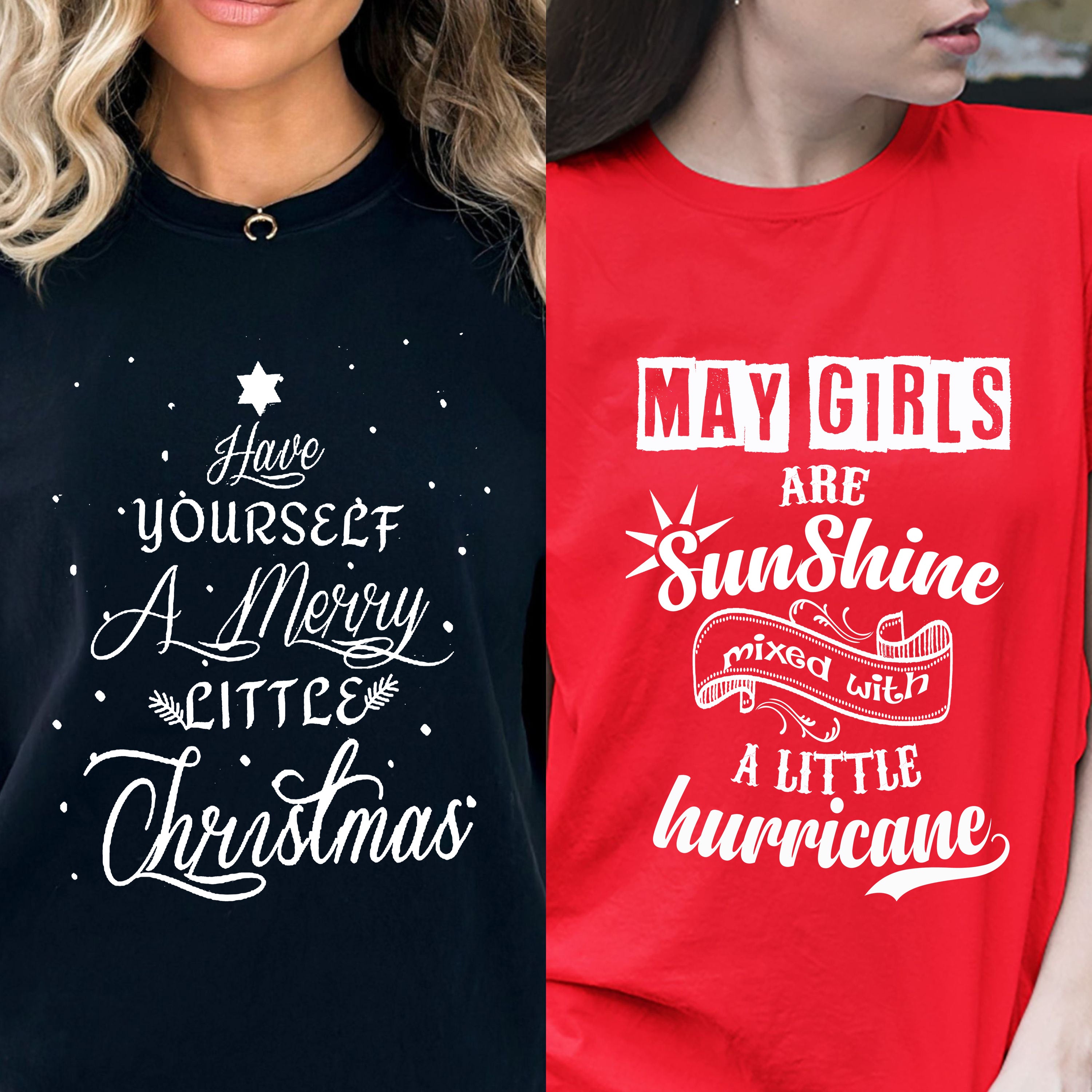 "2 Awesome Designs Combo- May Sunshine + Merry Little Christmas".