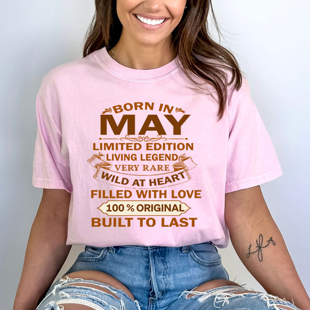 Born In May Limited Edition Living Legend - Bella Canvas