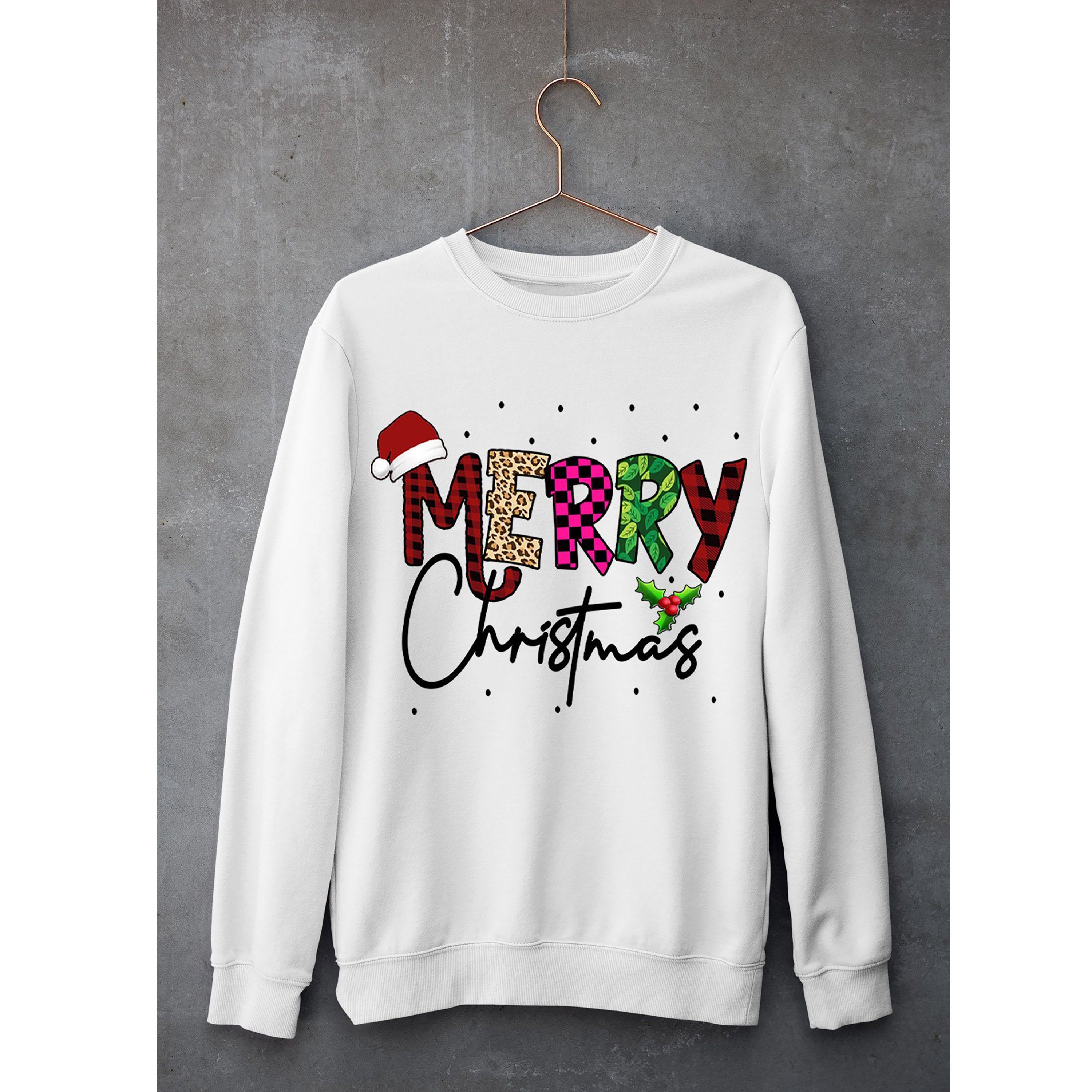 'MERRY CHRISTMAS''- Hoodie & Sweatshirt.
