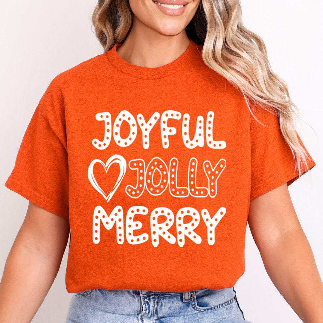 Joyful Jolly Merry - Bella canvas