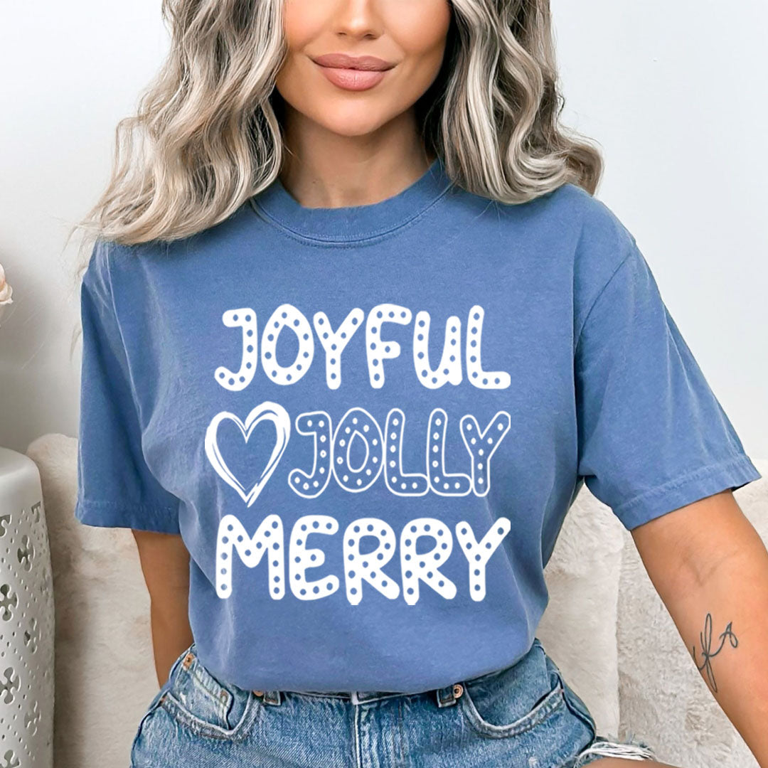 Joyful Jolly Merry - Bella canvas