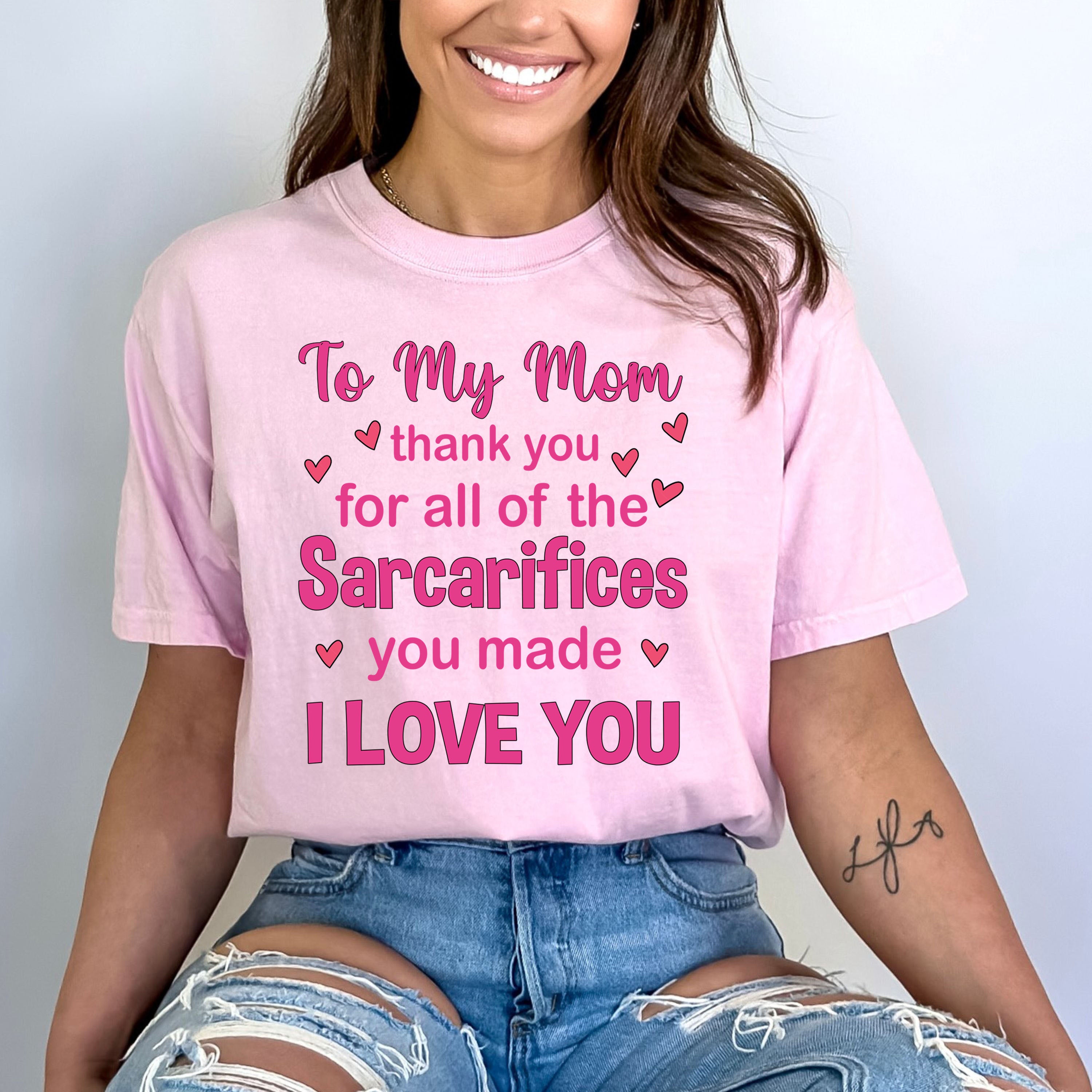 To My Mom ( I Love You ) - Bella canvas