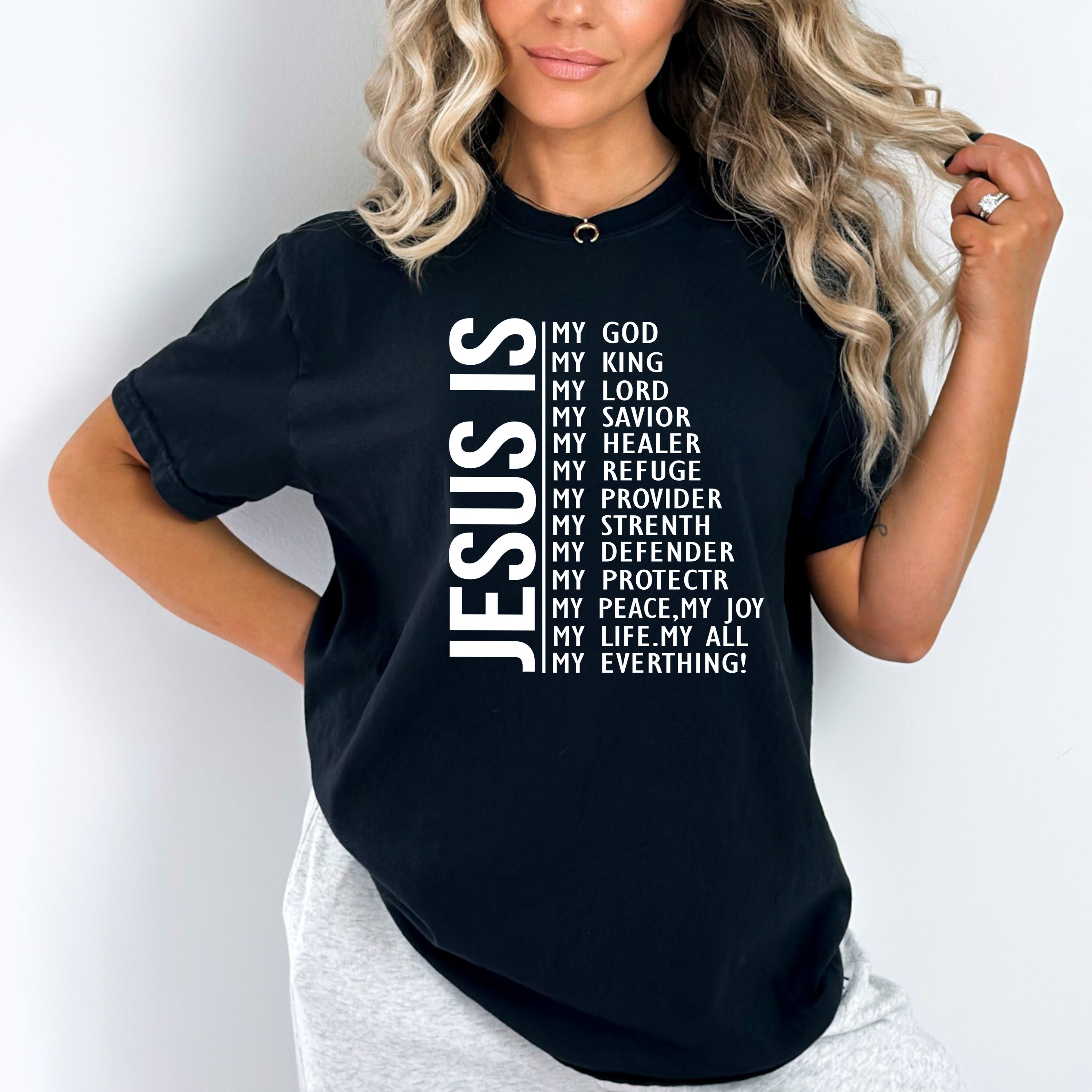 Jesus Is My God- Bella Canvas T-Shirt