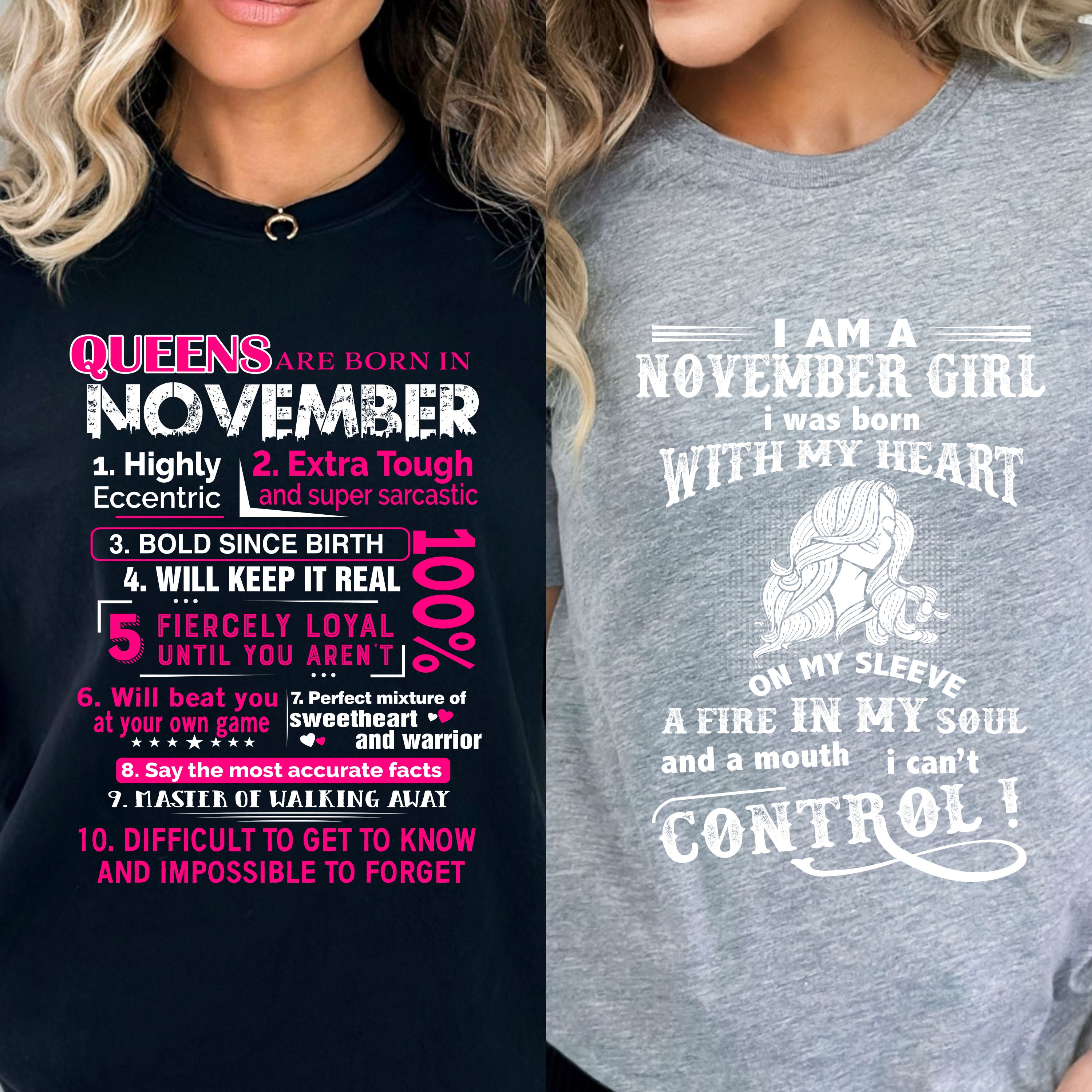"November Queens + Control-Pack of 2".