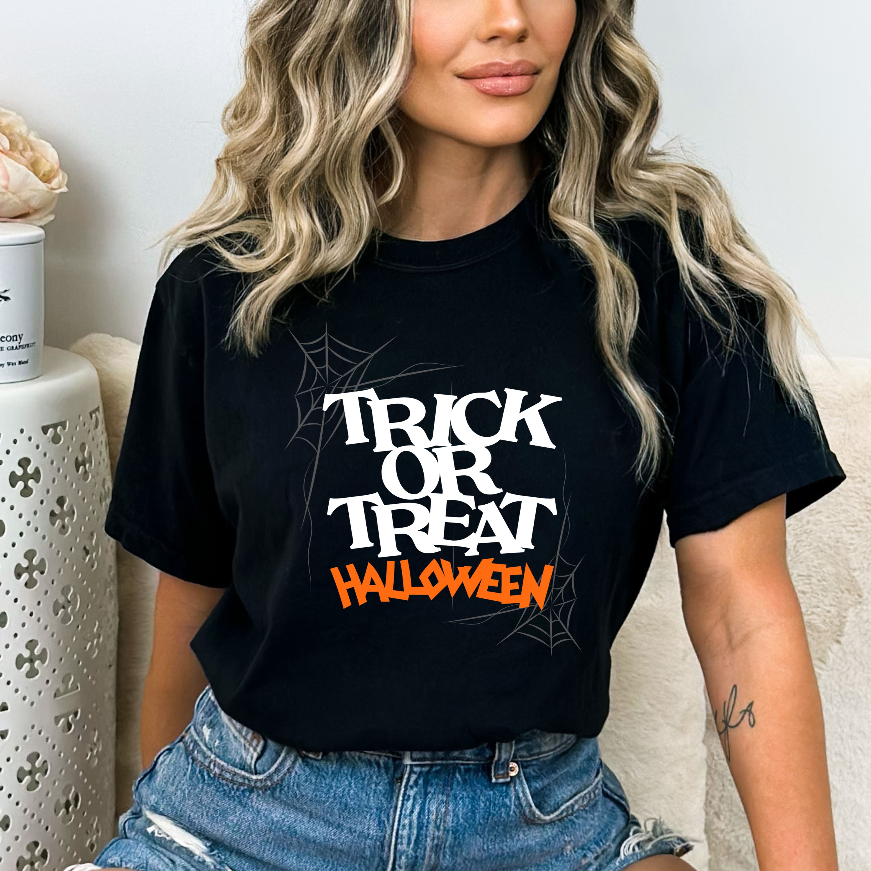 Trick Or Treat Halloween  - Bella Canvas